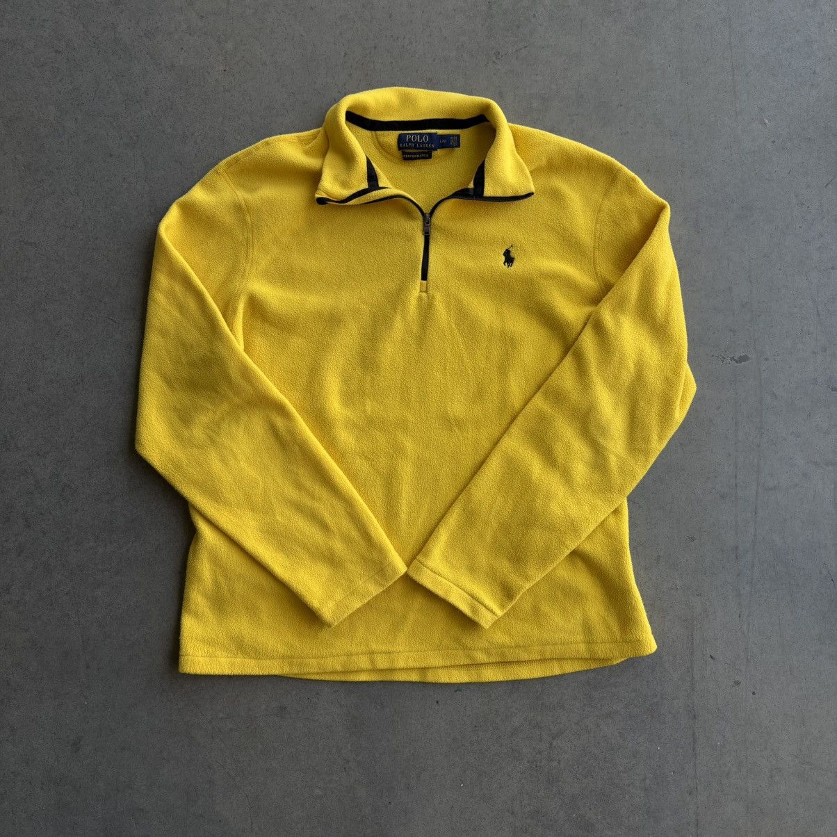 Polo Ralph Lauren Crazy Vintage Polo Ralph Lauren Performance Quarter Zip LG Size US L / EU 52-54 / 3 - 2 Thumbnail