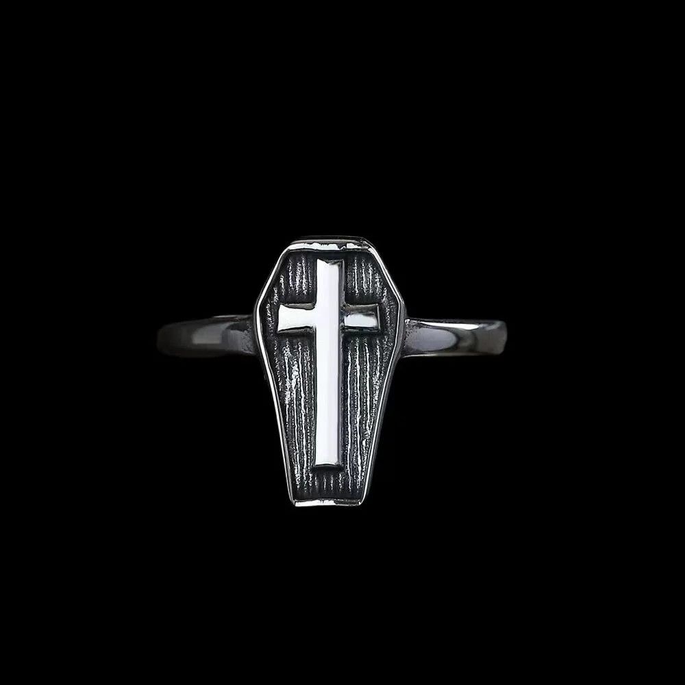 Japanese Brand × Jewelry × Vintage Vampire Cross Coffin Ring Size ONE SIZE - 2 Thumbnail