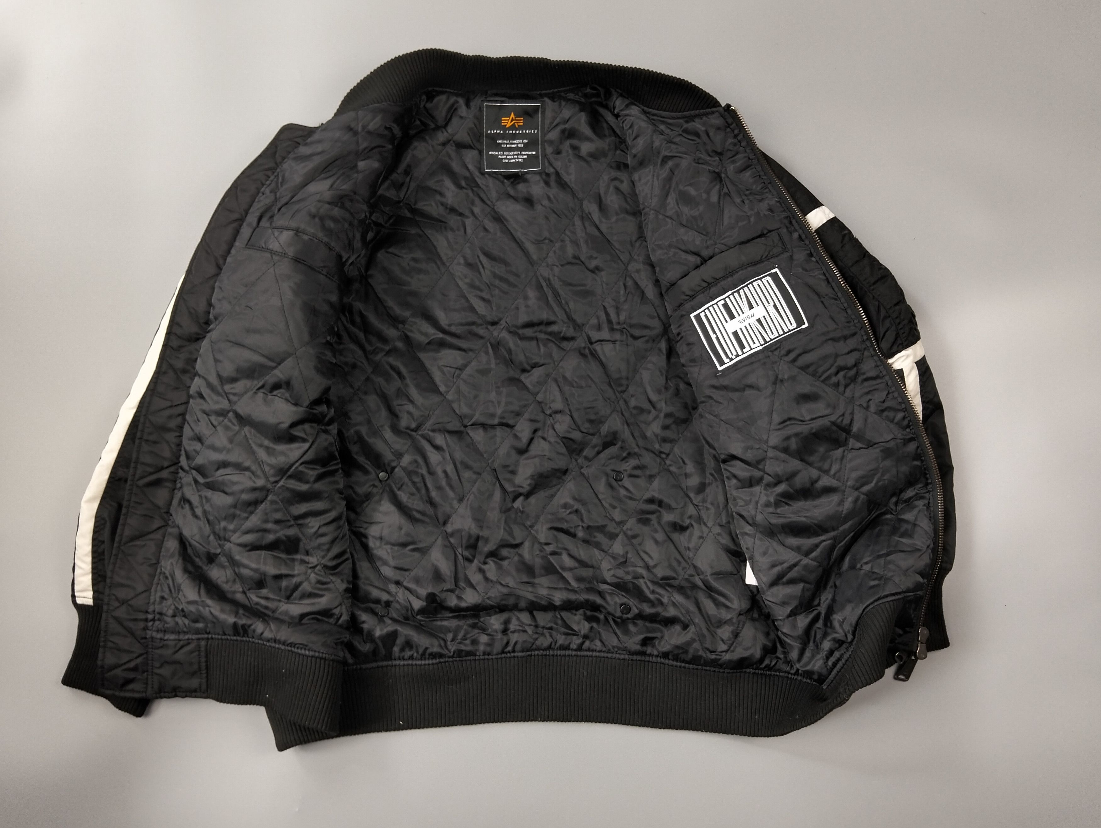 Alpha Industries alpha industries x evisukuro MA-1 flight bomber jacket Size US XL / EU 56 / 4 - 3 Thumbnail