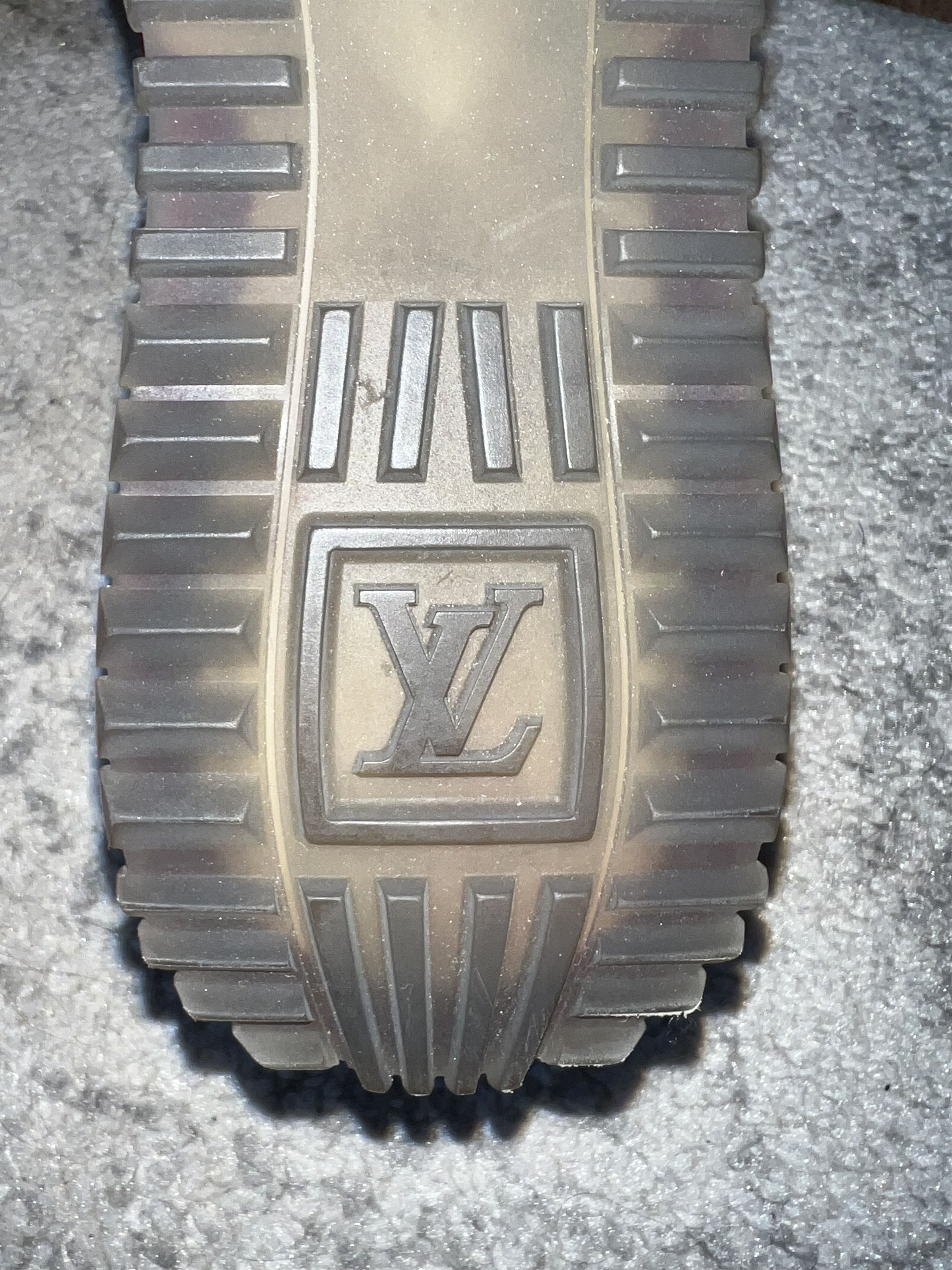 Louis Vuitton Suede Calfskin Run Away Platform Sneakers