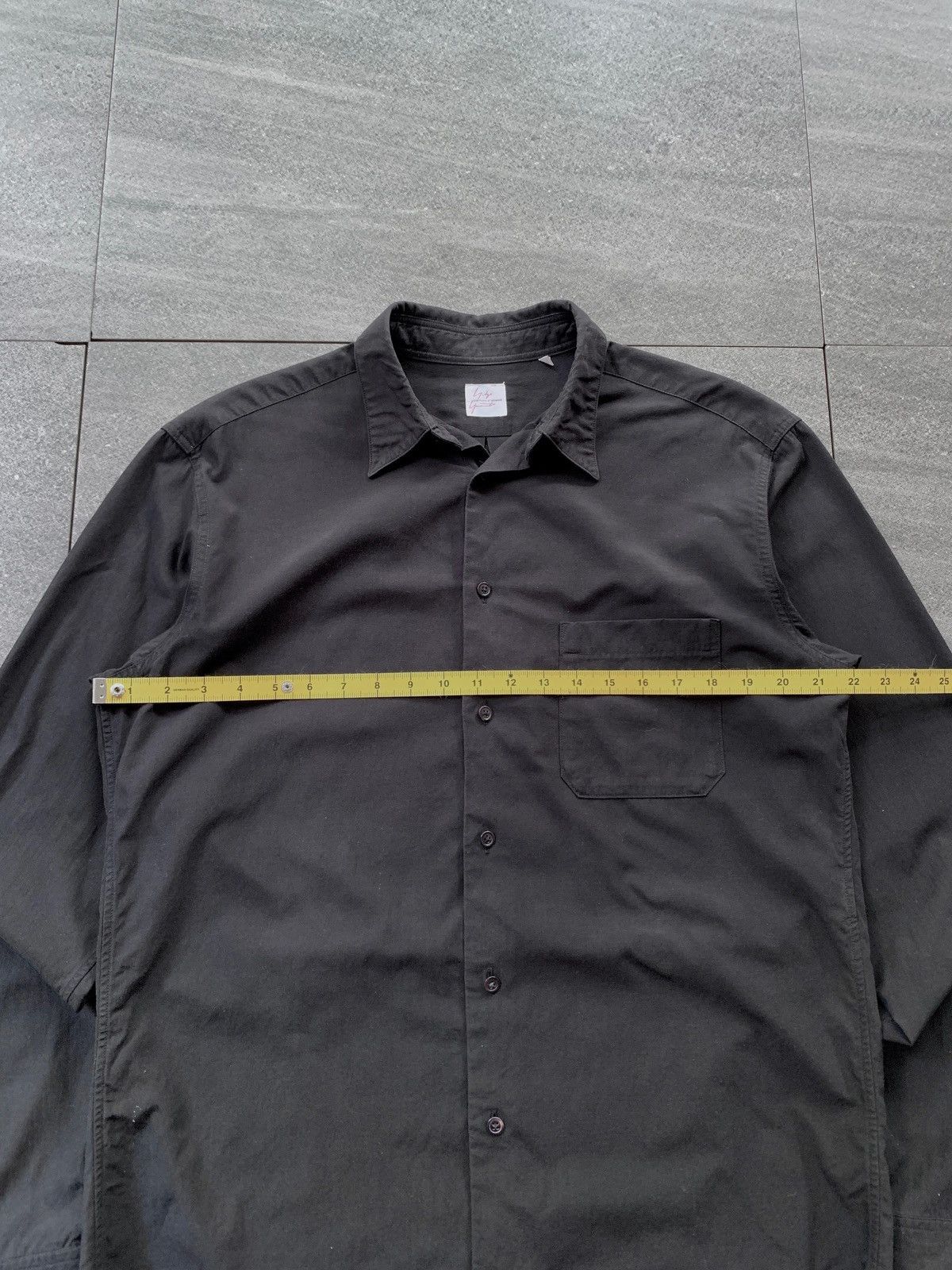 Yohji Yamamoto FREE TAX! Costume D'Homme Black Ls Shirt Size US M / EU 48-50 / 2 - 10 Thumbnail