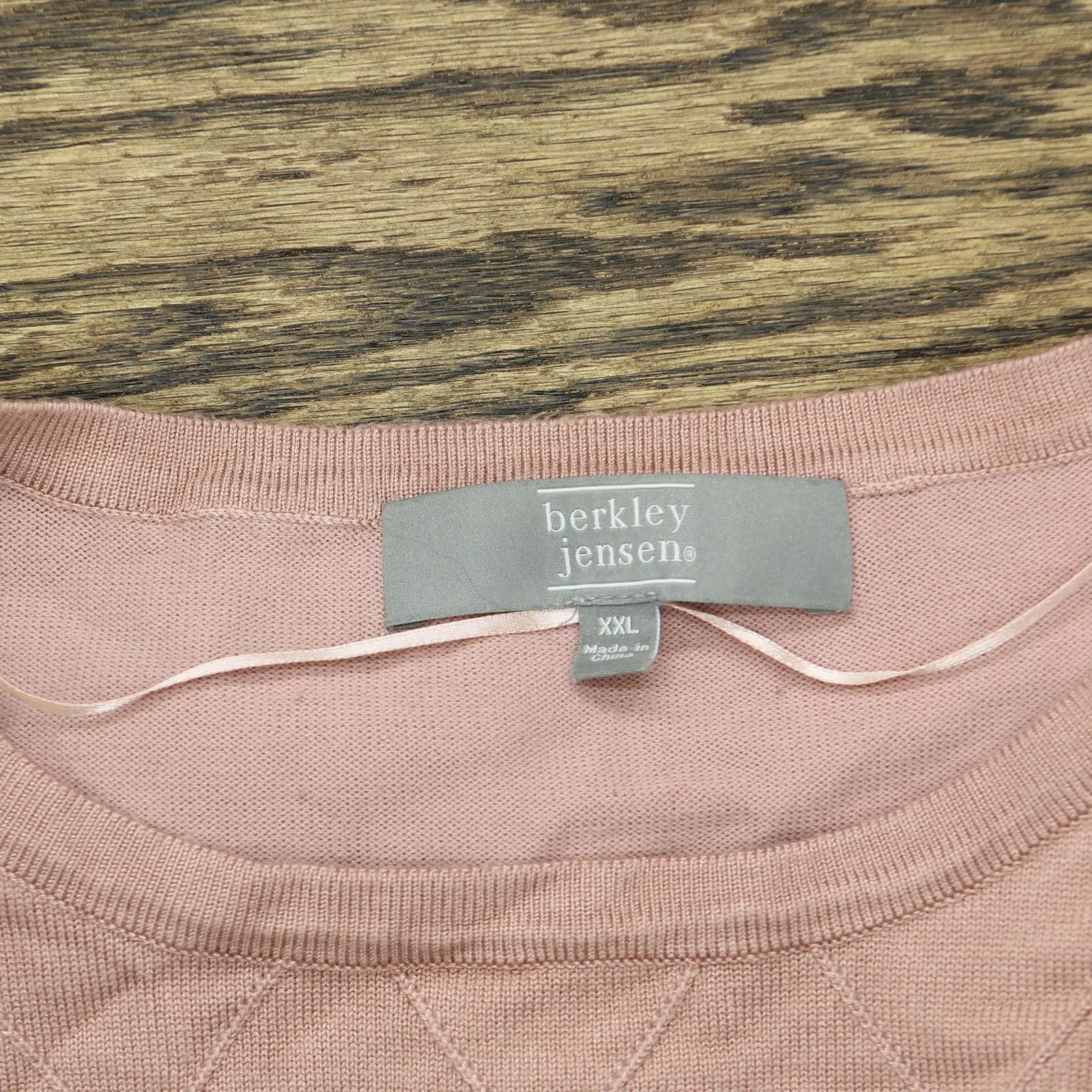 Other Berkley Jensen Pearl Lightweight Pullover Sweater Pink 2xl Size XXL / US 16-18 / IT 52-54 - 3 Thumbnail