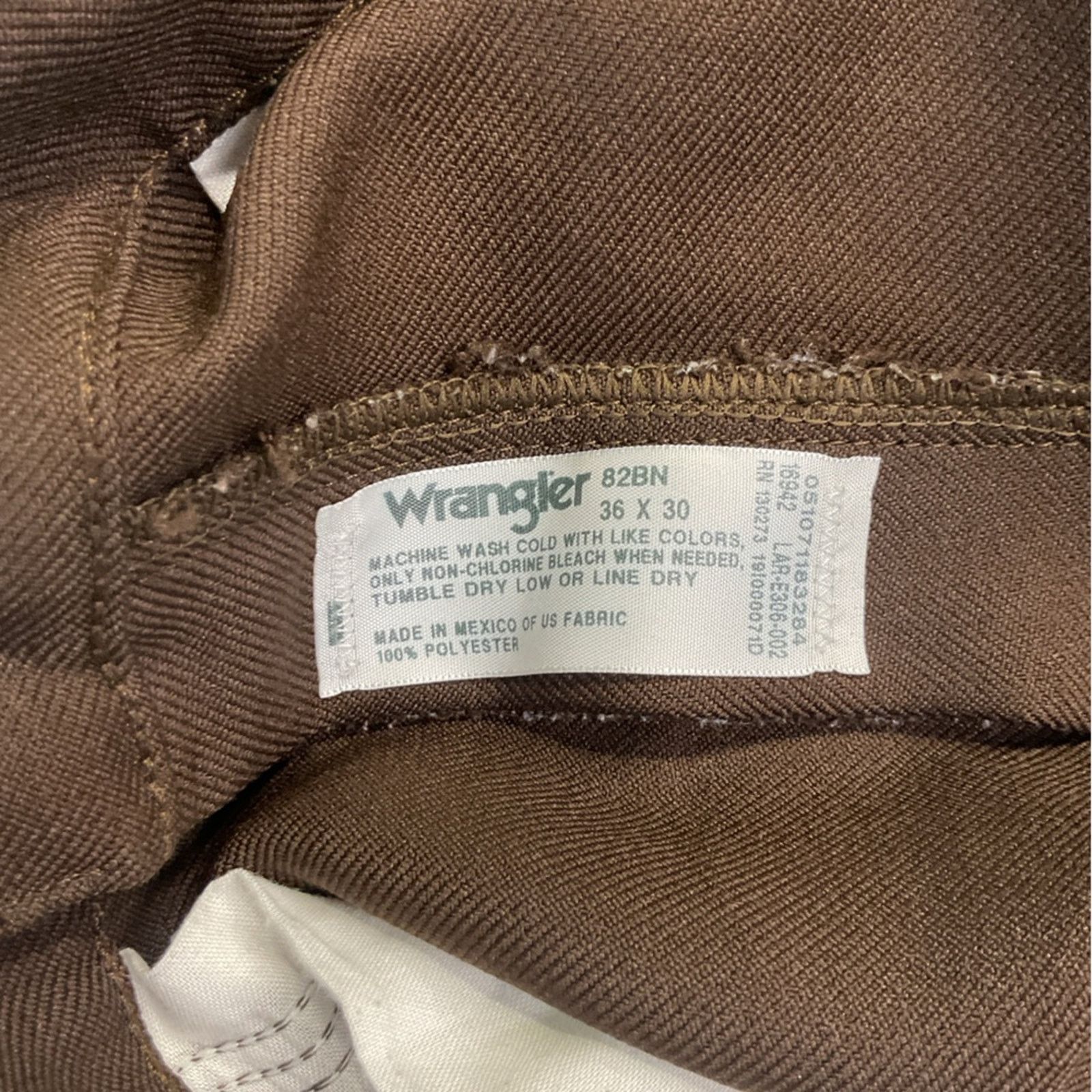 Wrangler Vintage Wrangler Dress Pants Brown Size US 36 / EU 52 - 3 Thumbnail