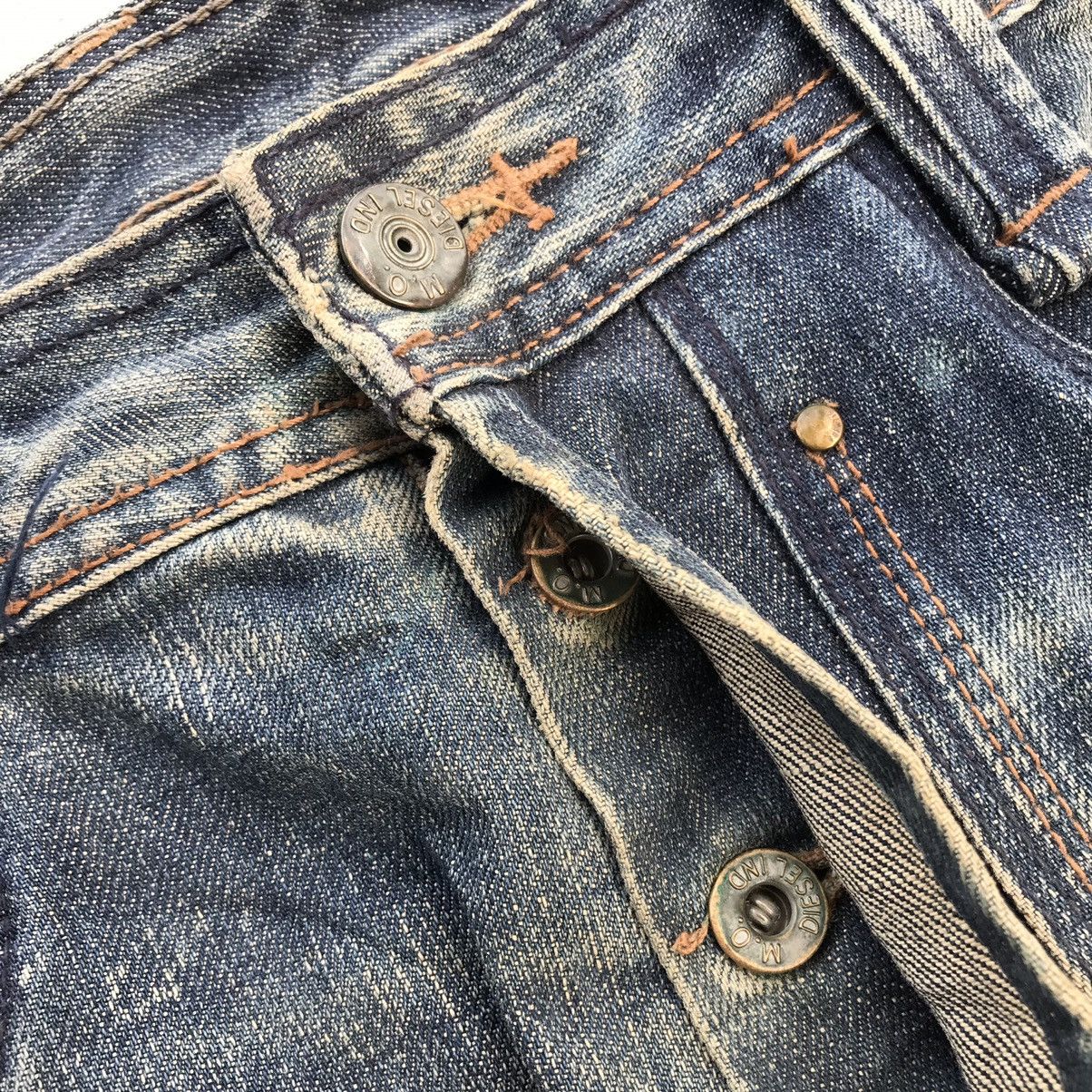 Diesel 2000's Diesel Industry - Timmen Distress Washed Jeans Size US 32 / EU 48 - 13 Thumbnail