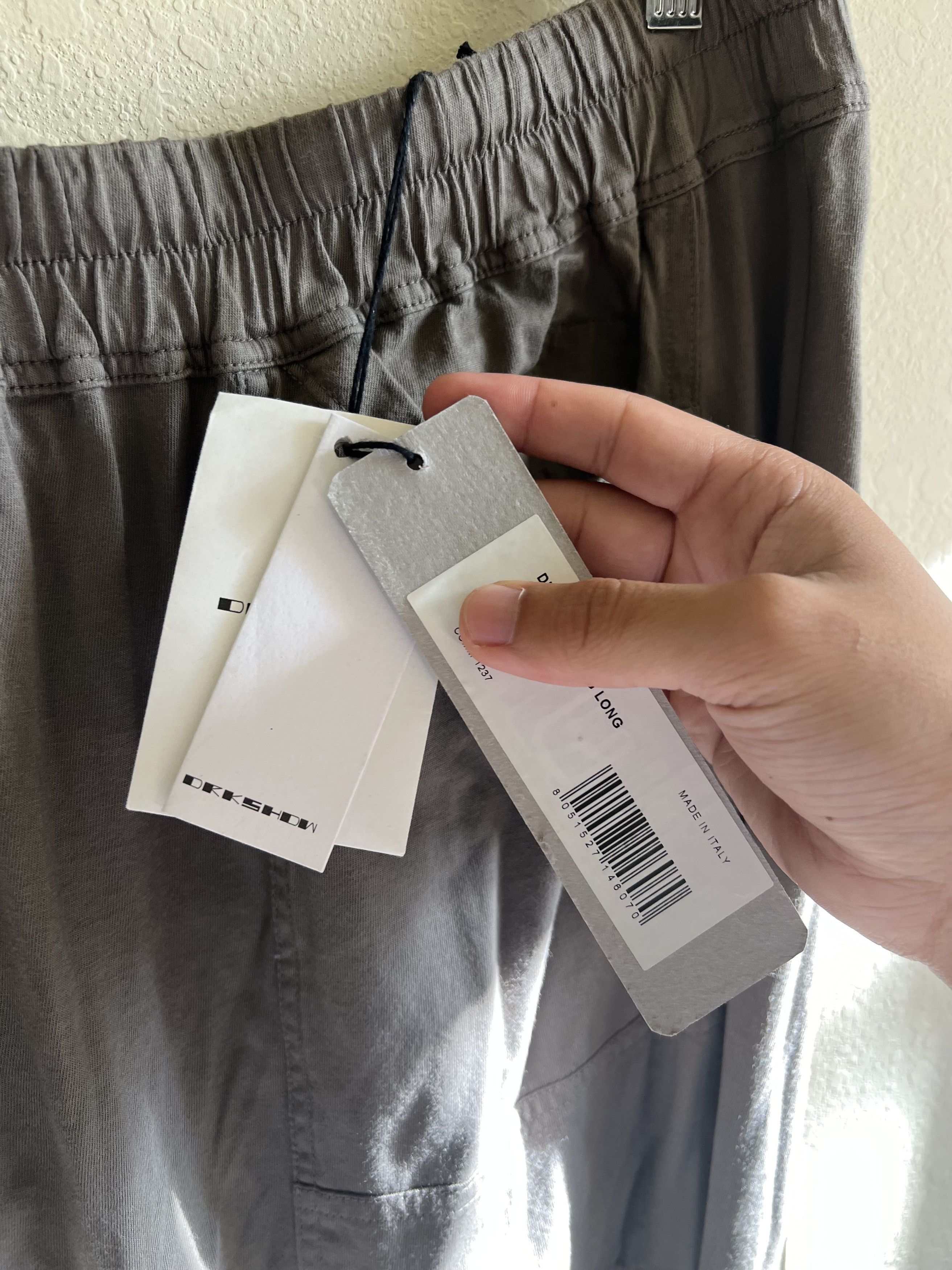 Rick Owens Drkshdw Rick Owens x DRKSHDW US 2XL Drawstring Track Pants Dust Size US 40 / EU 56 - 8 Thumbnail