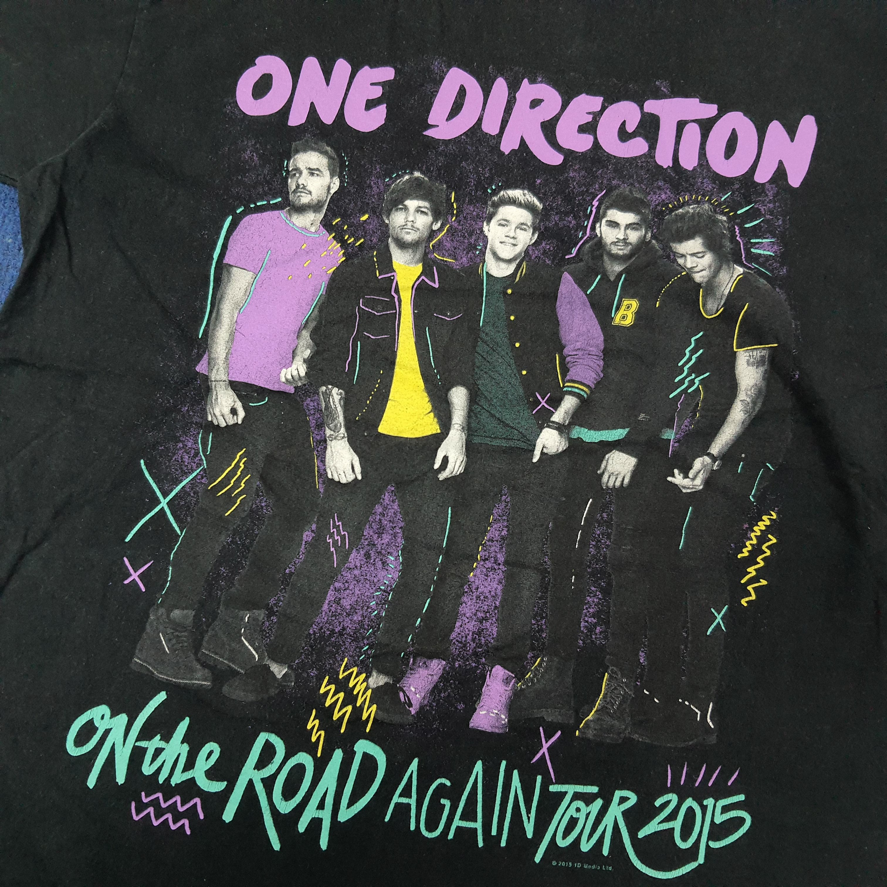 Vintage Vintage One Direction On The Road Again Tour 2015 C267N54 Size US M / EU 48-50 / 2 - 2 Thumbnail