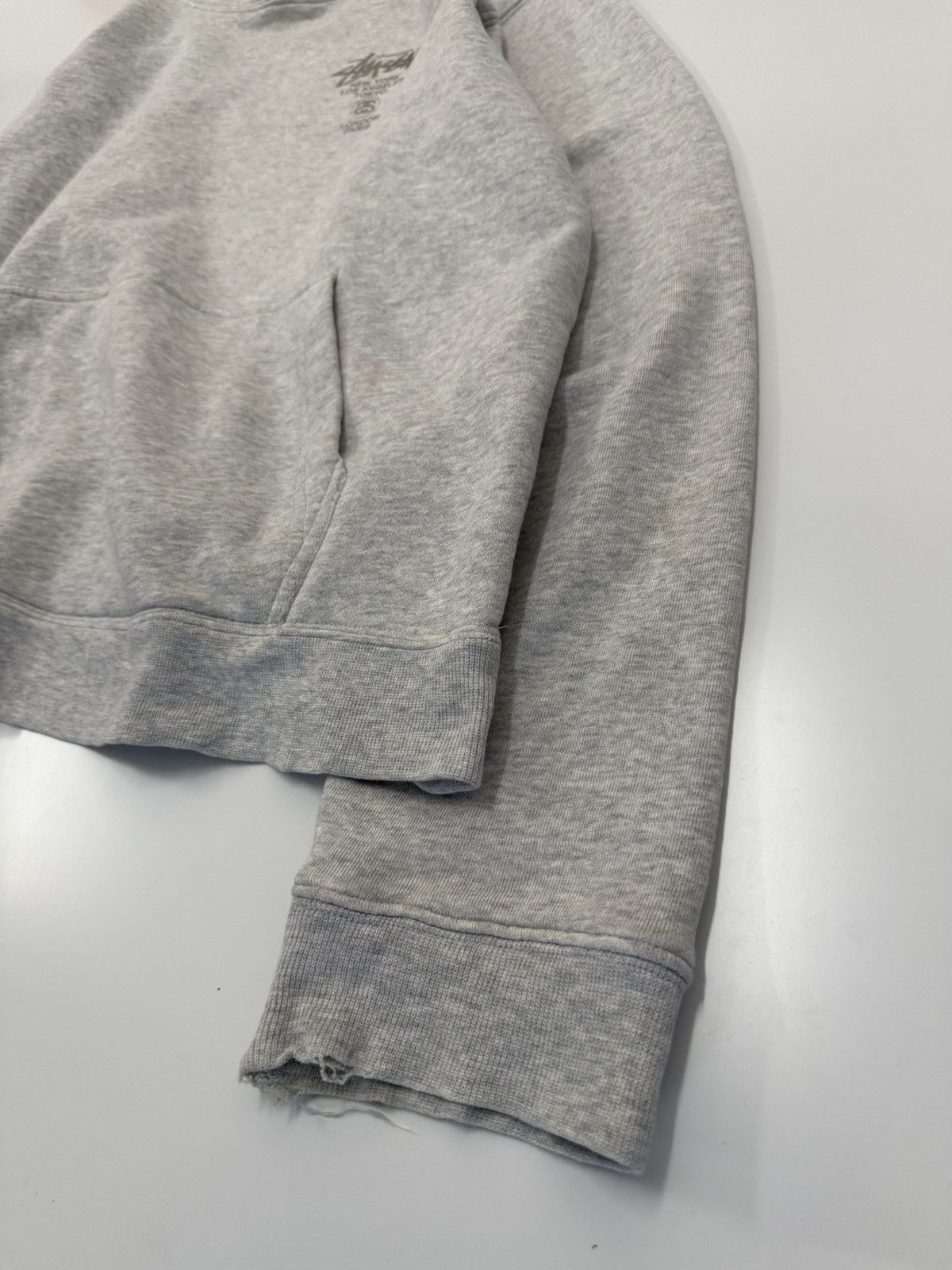 Stussy 🔥 STUSSY Japan International Silver Logo DISTRESSED Hoodie Size US M / EU 48-50 / 2 - 3 Thumbnail