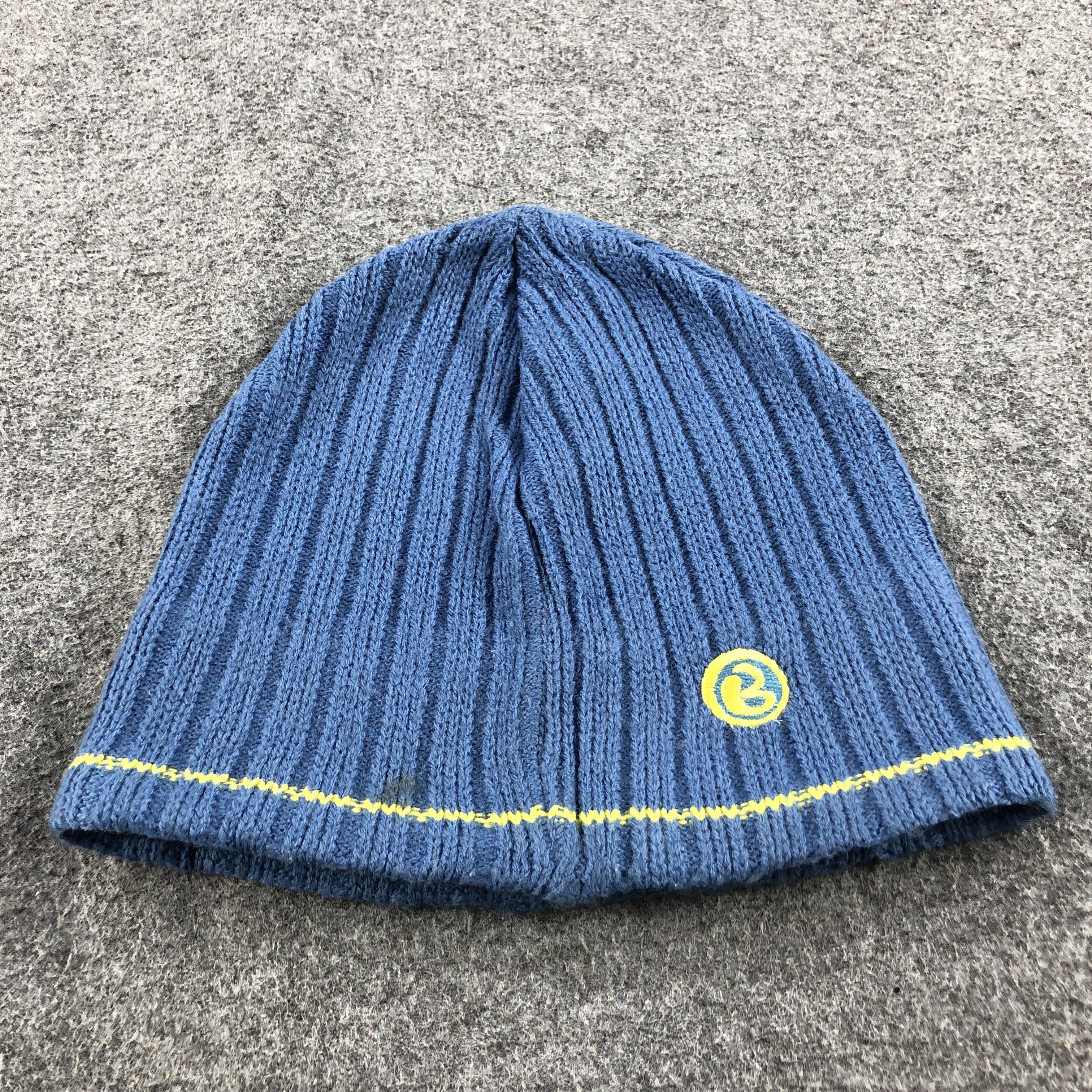 Bogner Vintage Bogner Ribbed Knit Beanie Blue Made In USA Hat B294 Size ONE SIZE - 3 Thumbnail