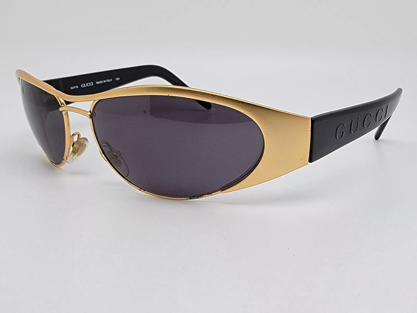 Gucci × Tom Ford × Vintage Gucci Sunglasses Logo Shield Mask Pop Vintage Size ONE SIZE - 4 Thumbnail