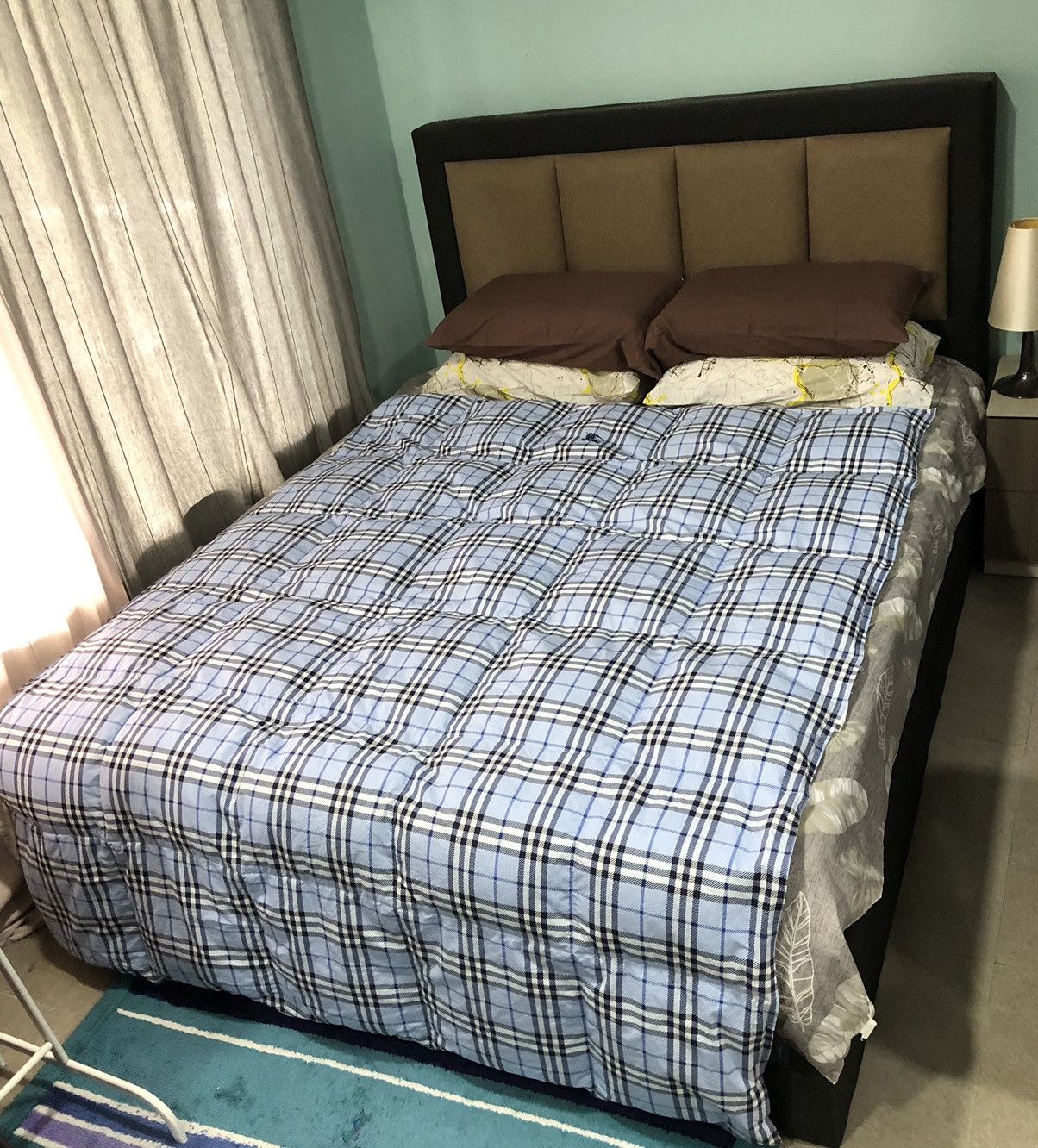 Burberry Burberry Goose Feather Blanket 150cm x 210cm Made In Japan Size ONE SIZE - 2 Thumbnail