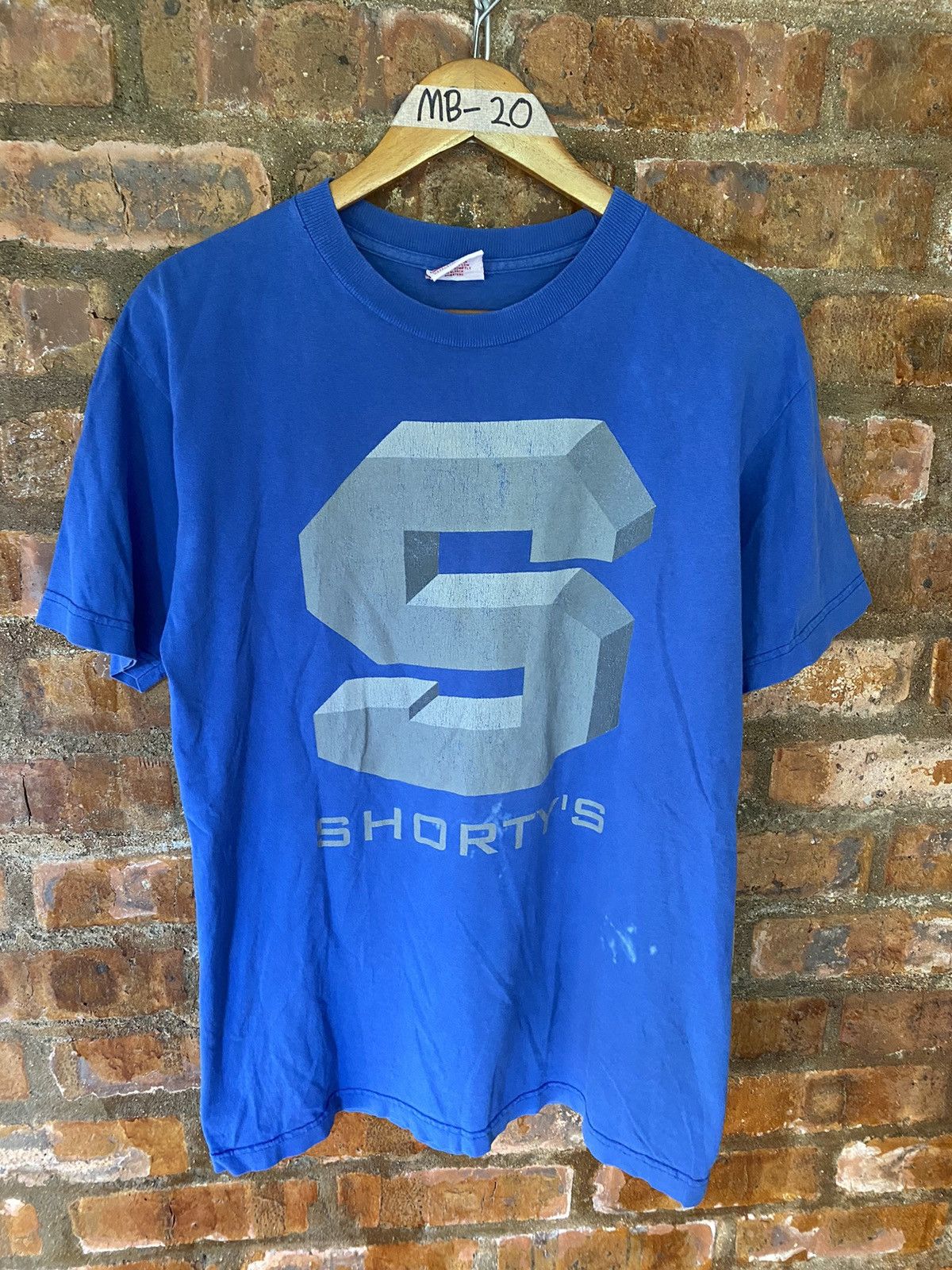 Shorty's Skateboards 🔥 90s Shorty “S” 3D logo tee Size US M / EU 48-50 / 2 - 2 Thumbnail