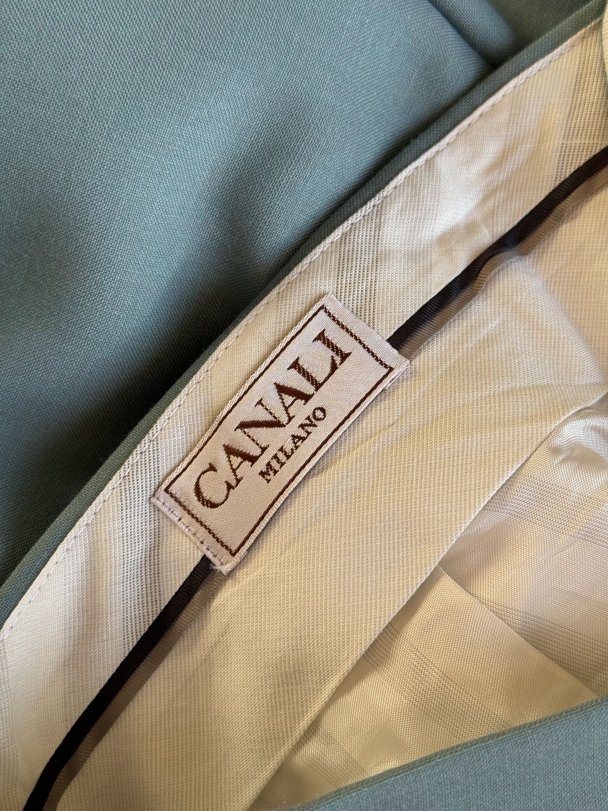 Canali Canali Pants Pure Virgin Wool Italy 56 Ocean Breeze Italy Size US 38 / EU 54 - 5 Thumbnail