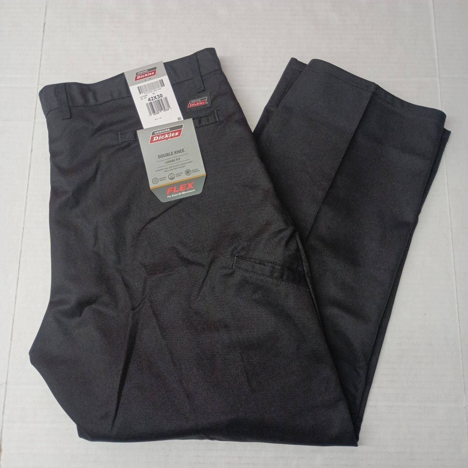 Dickies Dickies Loose Fit Double Knee Work Pants Men's 42x30 Black Size US 42 / EU 58 - 1 Thumbnail