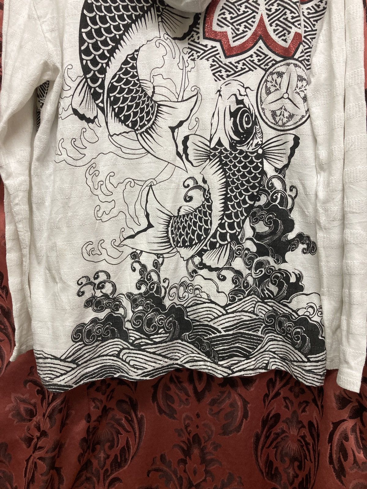 Designer × Japanese Brand Japanese design long sleeve hoodie tee Size US XL / EU 56 / 4 - 12 Thumbnail