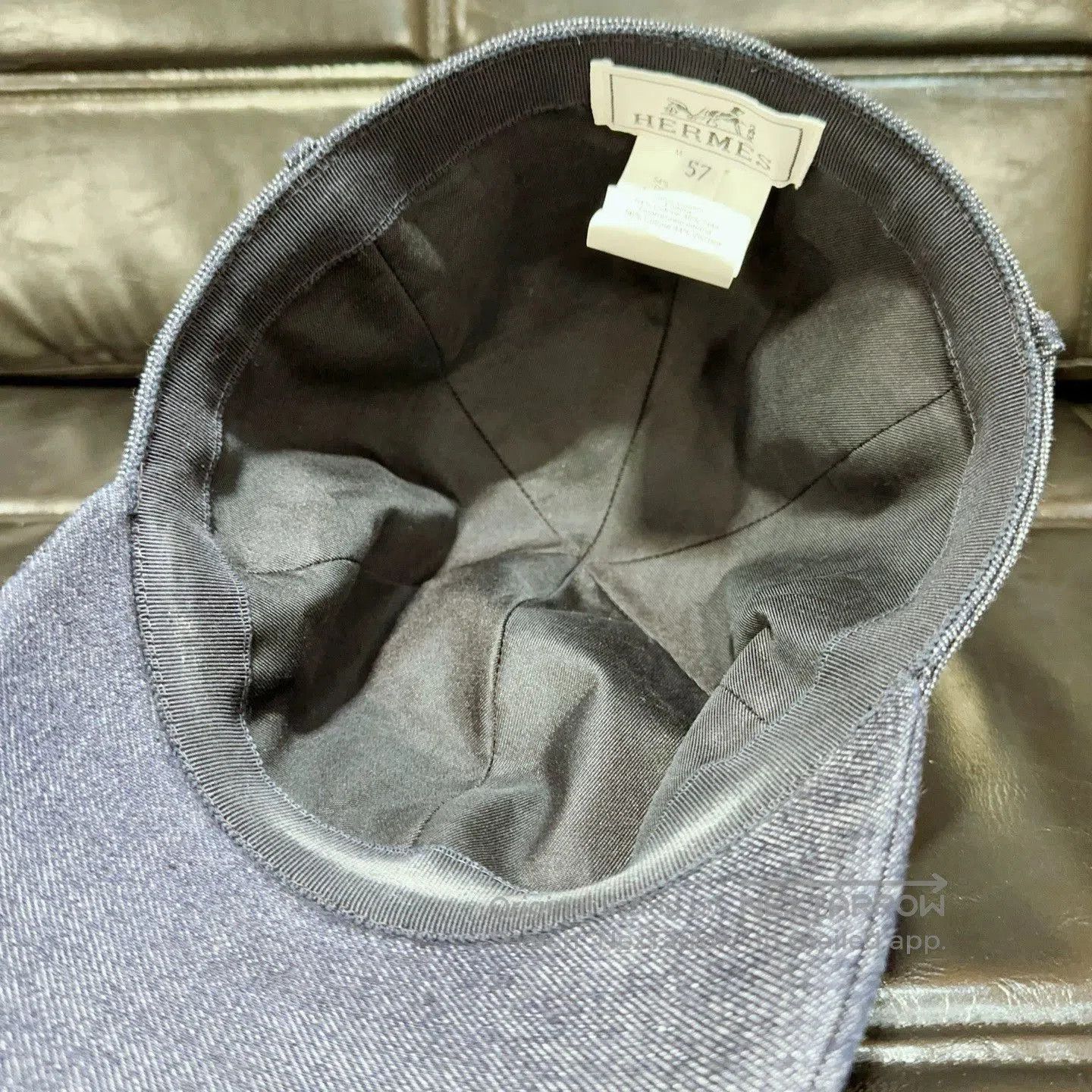 Hermes hermès denim baseball cap with logo. Size ONE SIZE - 3 Thumbnail