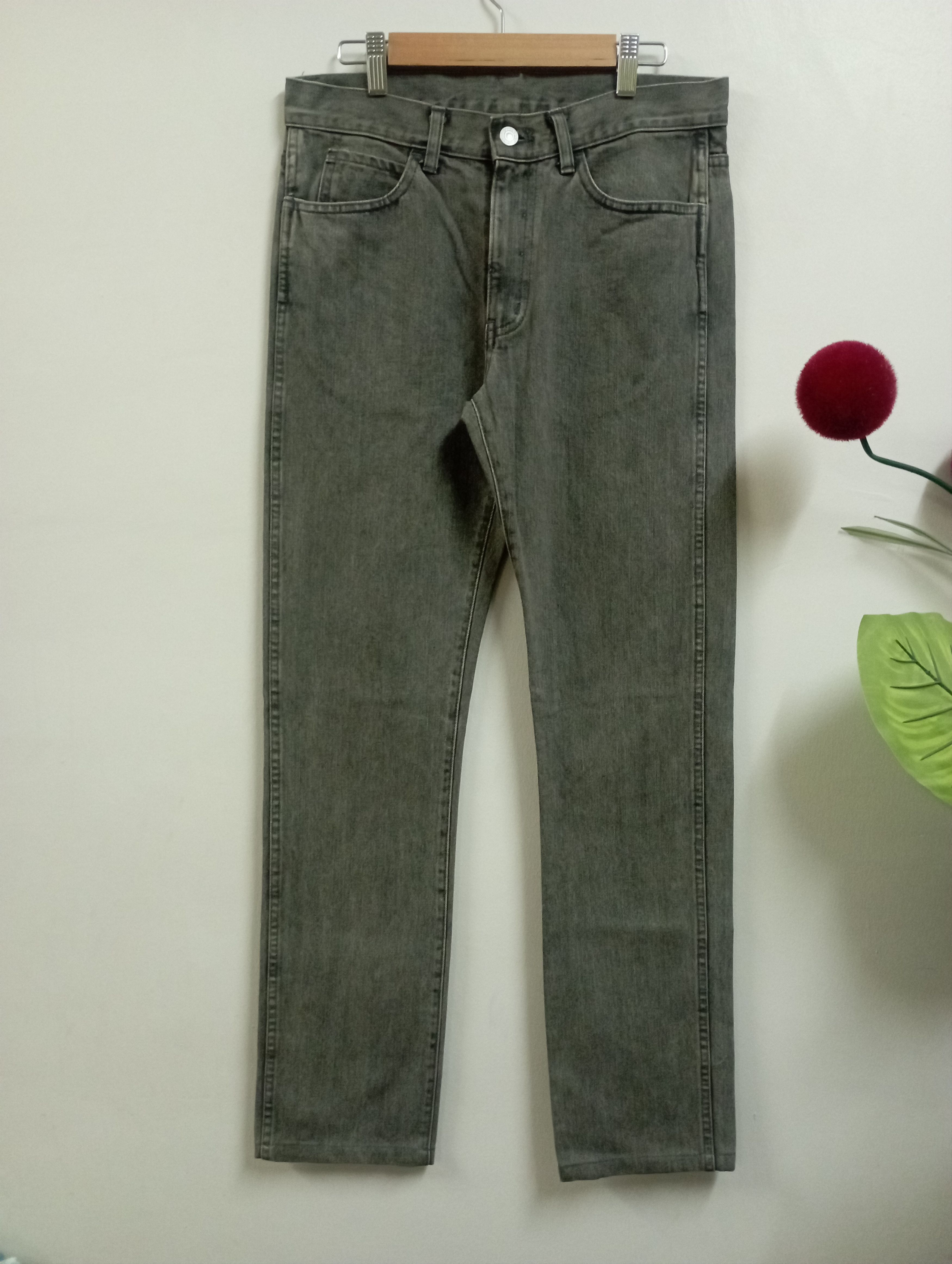 image of Beams Plus Japan Beams Tokyo Mud Rusty Grey Jeans Crazywhen Destressed, Men's (Size 30)