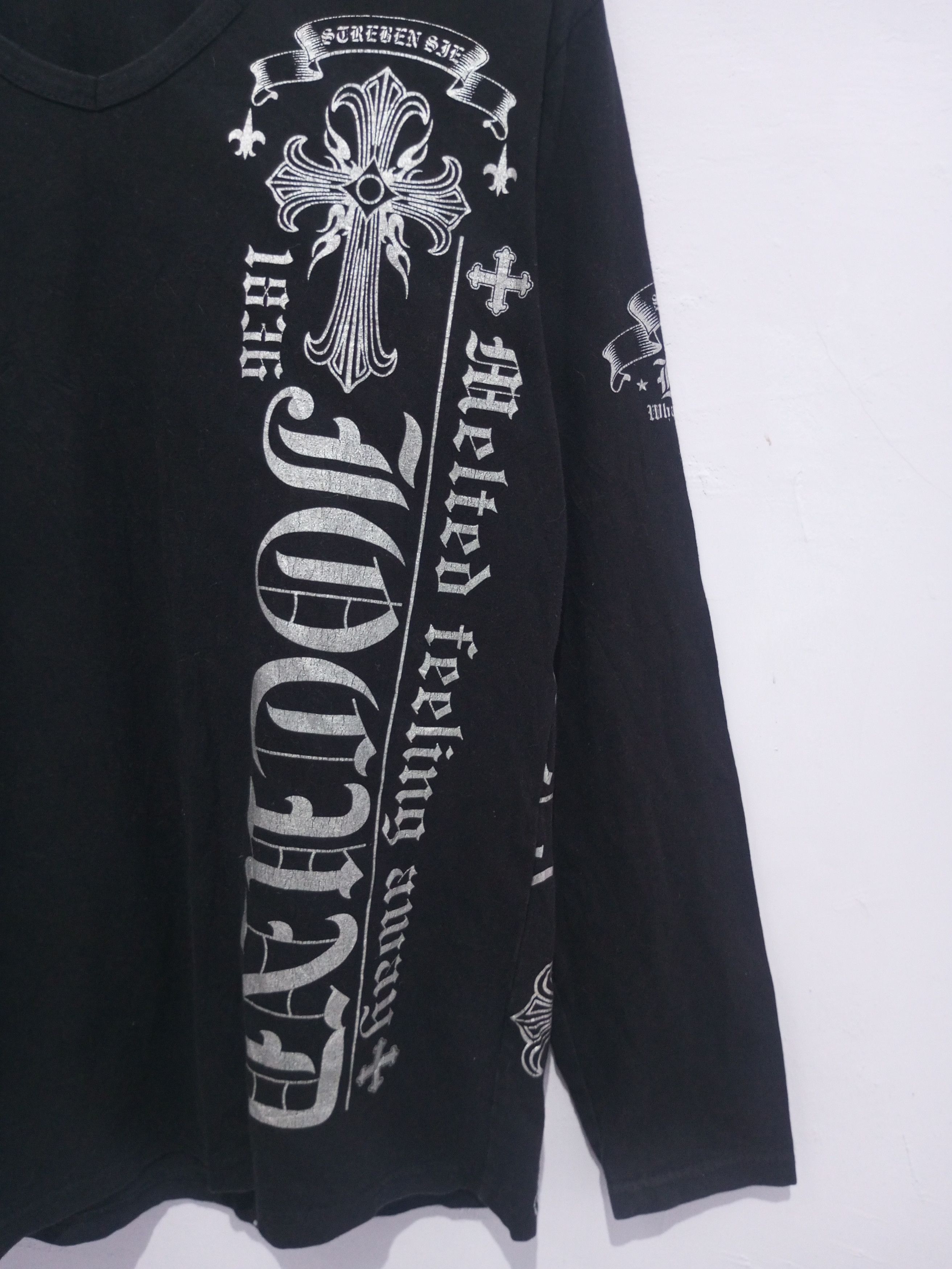 If Six Was Nine × Japanese Brand × Le Grande Bleu (L.G.B.) Vintage for tomorrow cross logo long sleeve tshirt Size US L / EU 52-54 / 3 - 3 Thumbnail