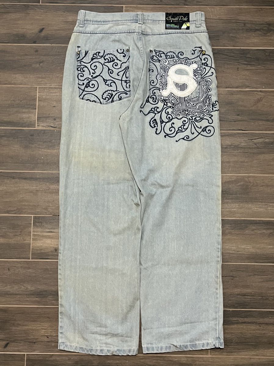 Affliction Rare Crazy Southpole Y2K Jeans Baggy Rap Skate Size US 36 / EU 52 - 1 Thumbnail