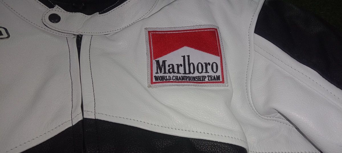 Vintage 90s Rare Marlboro Indian Motorcycle Leather Jacket