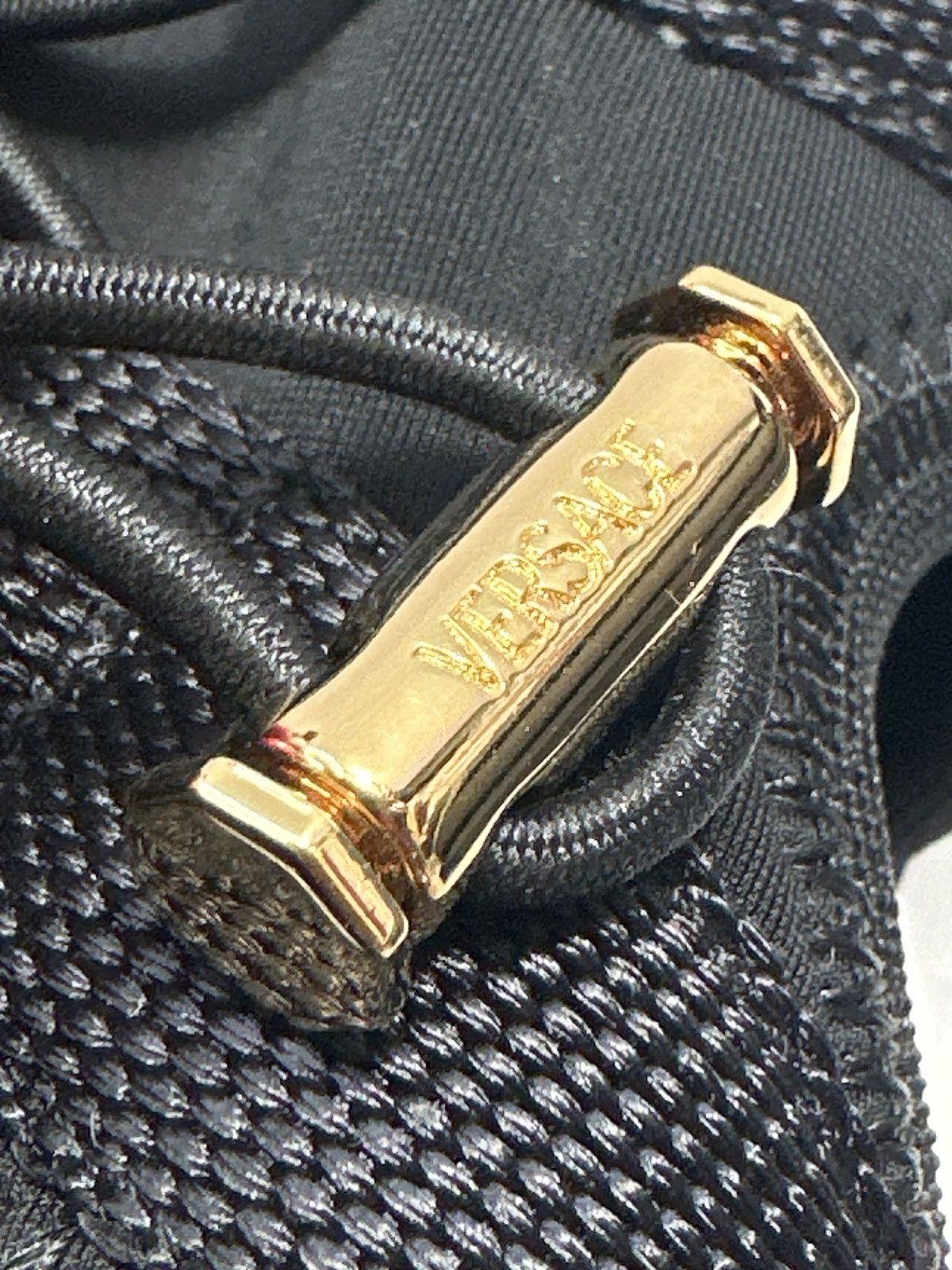 Versace New Authentic Versace logo-debossed caged sandals Size US 8.5 / EU 41-42 - 12 Thumbnail