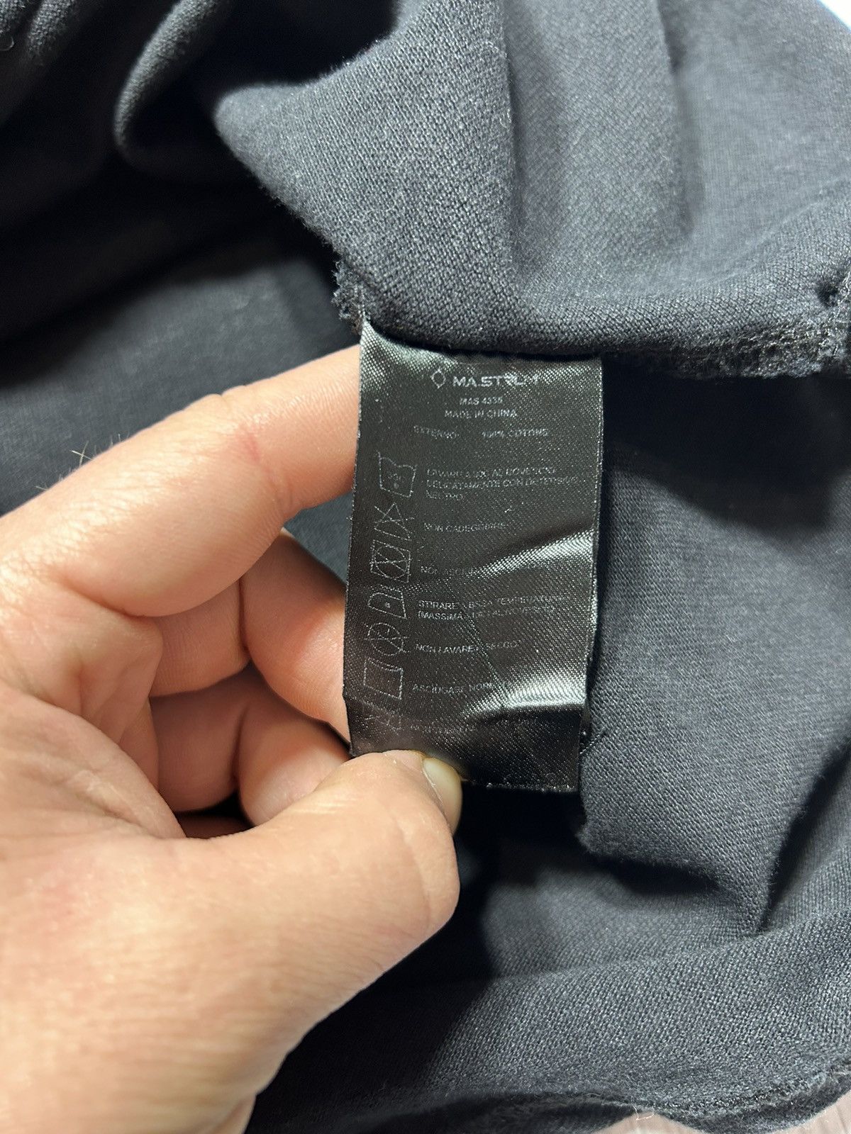 MA.STRUM × Massimo Osti Ma.Strum Logo Black Polo Size US L / EU 52-54 / 3 - 10 Thumbnail