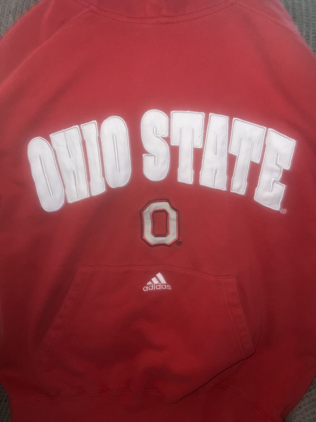 Adidas Adidas Ohio State Buckeyes Spell-Out Pull-Over Hoody Size US L / EU 52-54 / 3 - 2 Thumbnail