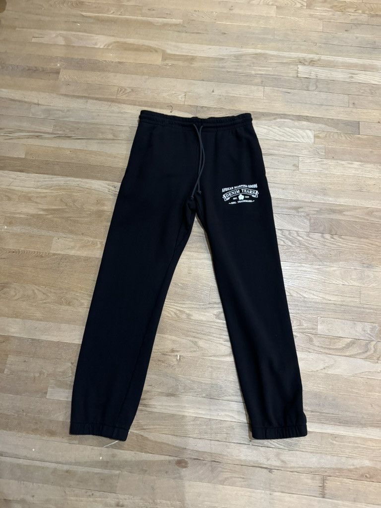 DENIM TEARS Denim Tears ADG Black Sweatpants Size US 34 / EU 50 - 1 Thumbnail