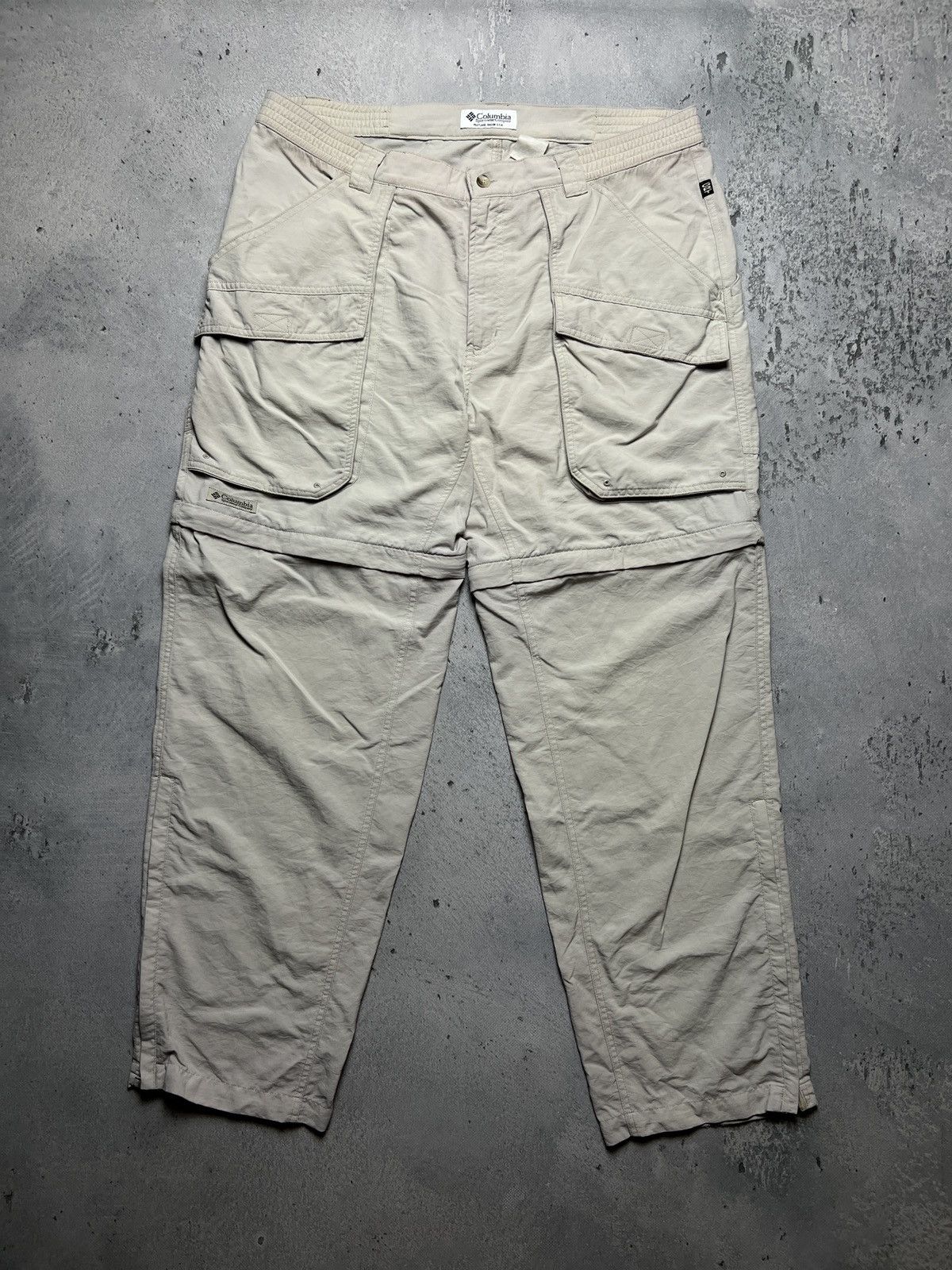 Columbia Vintage Columbia Wide Leg Baggy Outdoor Cargo 2in1 Pants y2k Size US 36 / EU 52 - 1 Thumbnail
