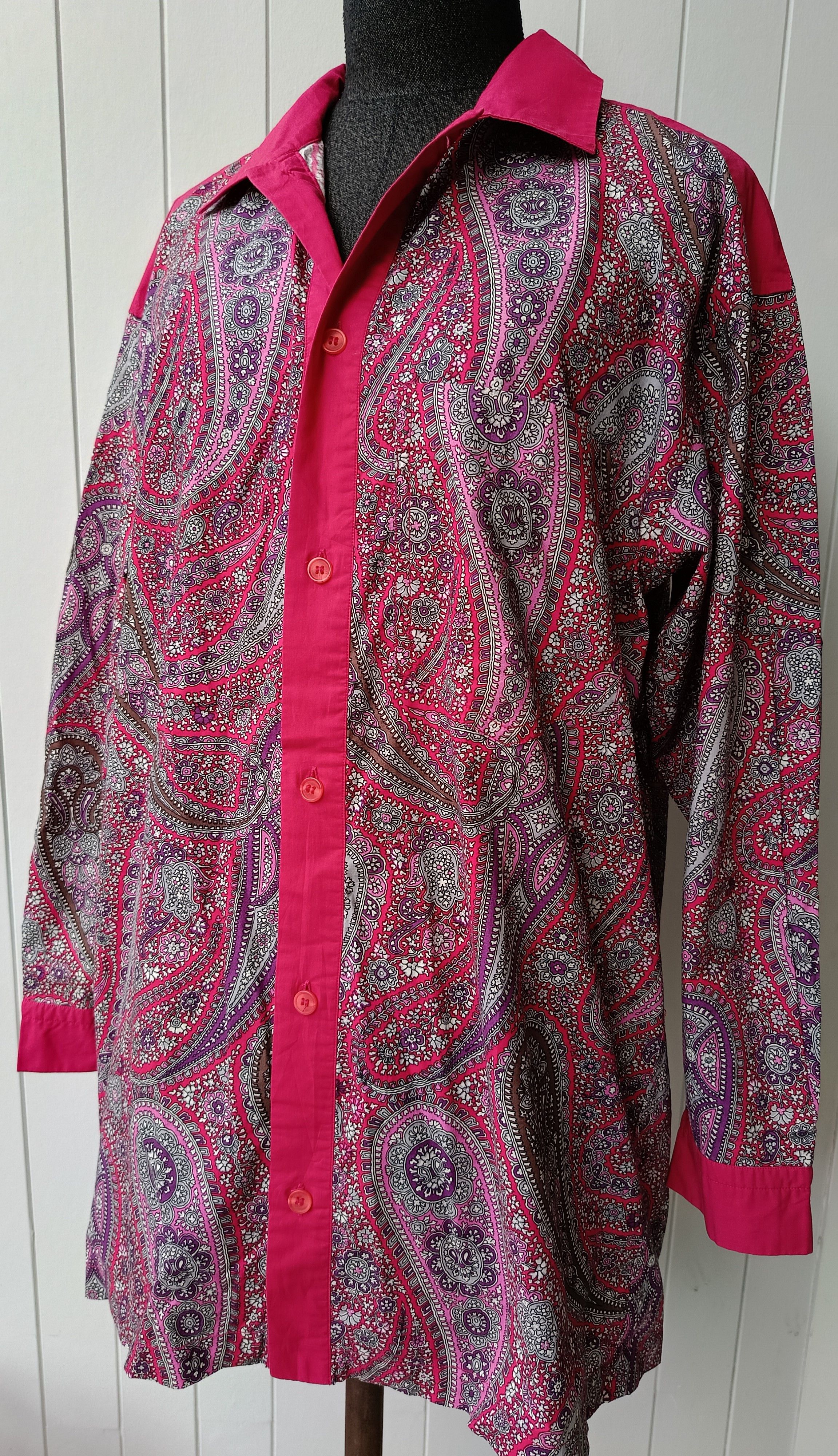 Issey Miyake × Japanese Brand Plantation by Issey Miyake Japan vintage paisley 90s shirt Size US M / EU 48-50 / 2 - 3 Thumbnail