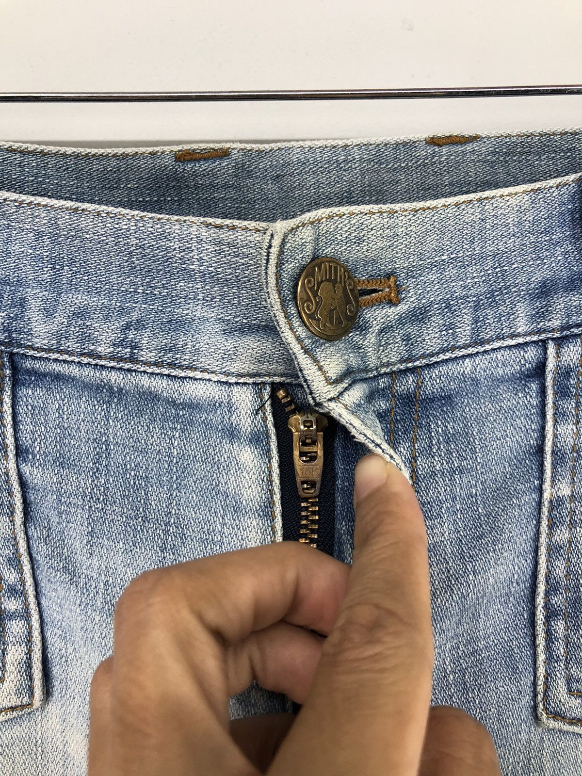 Smith's American Vintage Smith's American Faded Blue Jeans Size US 34 / EU 50 - 7 Thumbnail