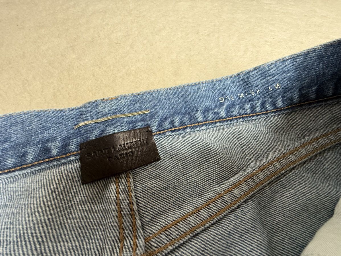Saint Laurent Paris SS18 Saint Laurent logo script denim jeans 31 grail D02 Size US 31 - 19 Thumbnail