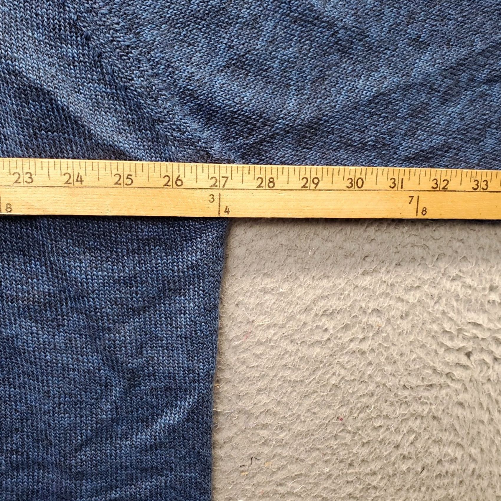 Blair John Blair Mens Sweater 3XL Blue Oversized Tight Knit Raglan Sleeve Turtleneck Size 3XL Mens Blue Knit Pullover Winter Clothing Size US XXL / EU 58 / 5 - 4 Thumbnail