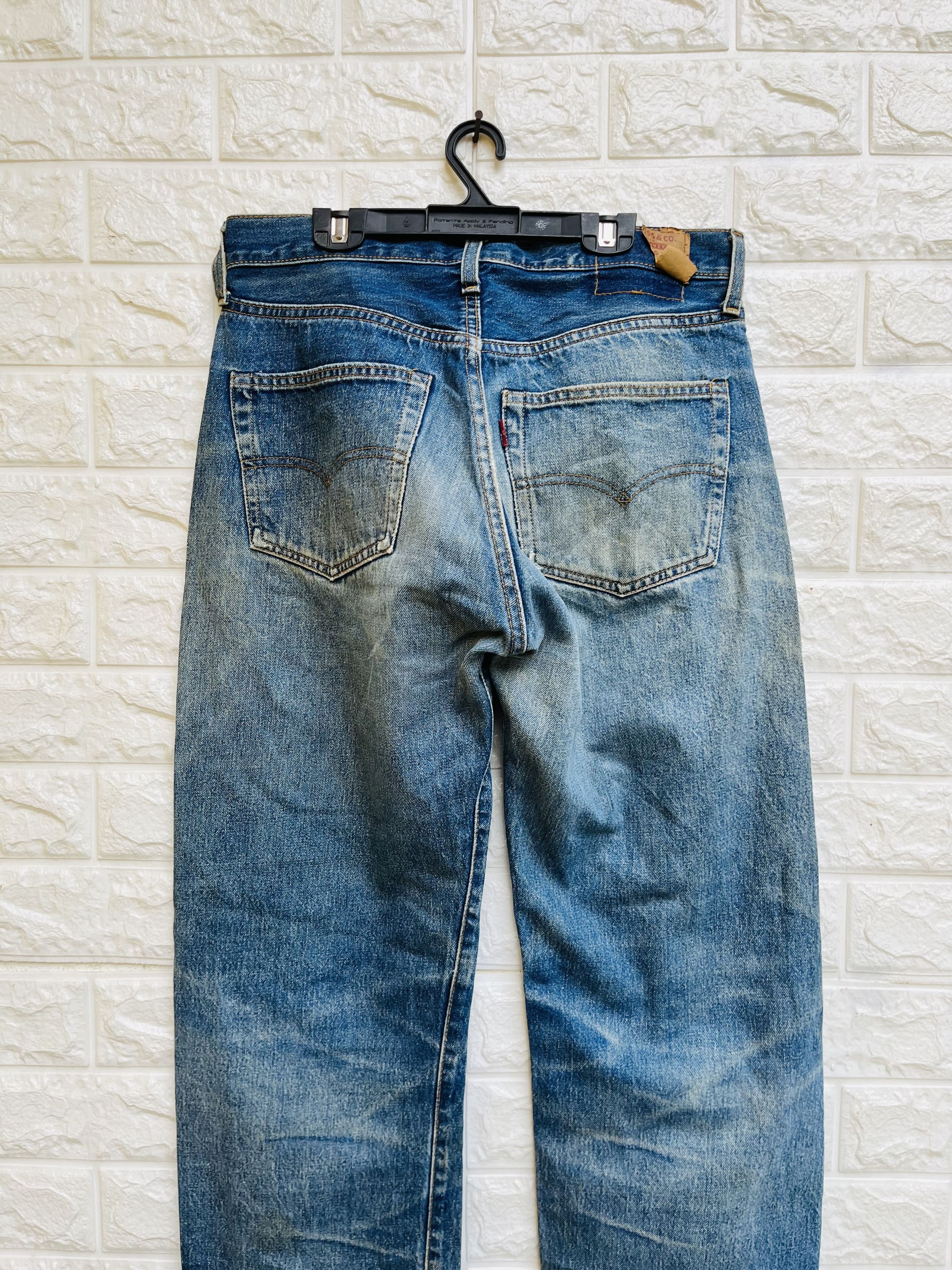 Levi's Vintage Clothing Vintage 80s Levis Big E Distressed Designer Fashion Style Size US 30 / EU 46 - 5 Thumbnail