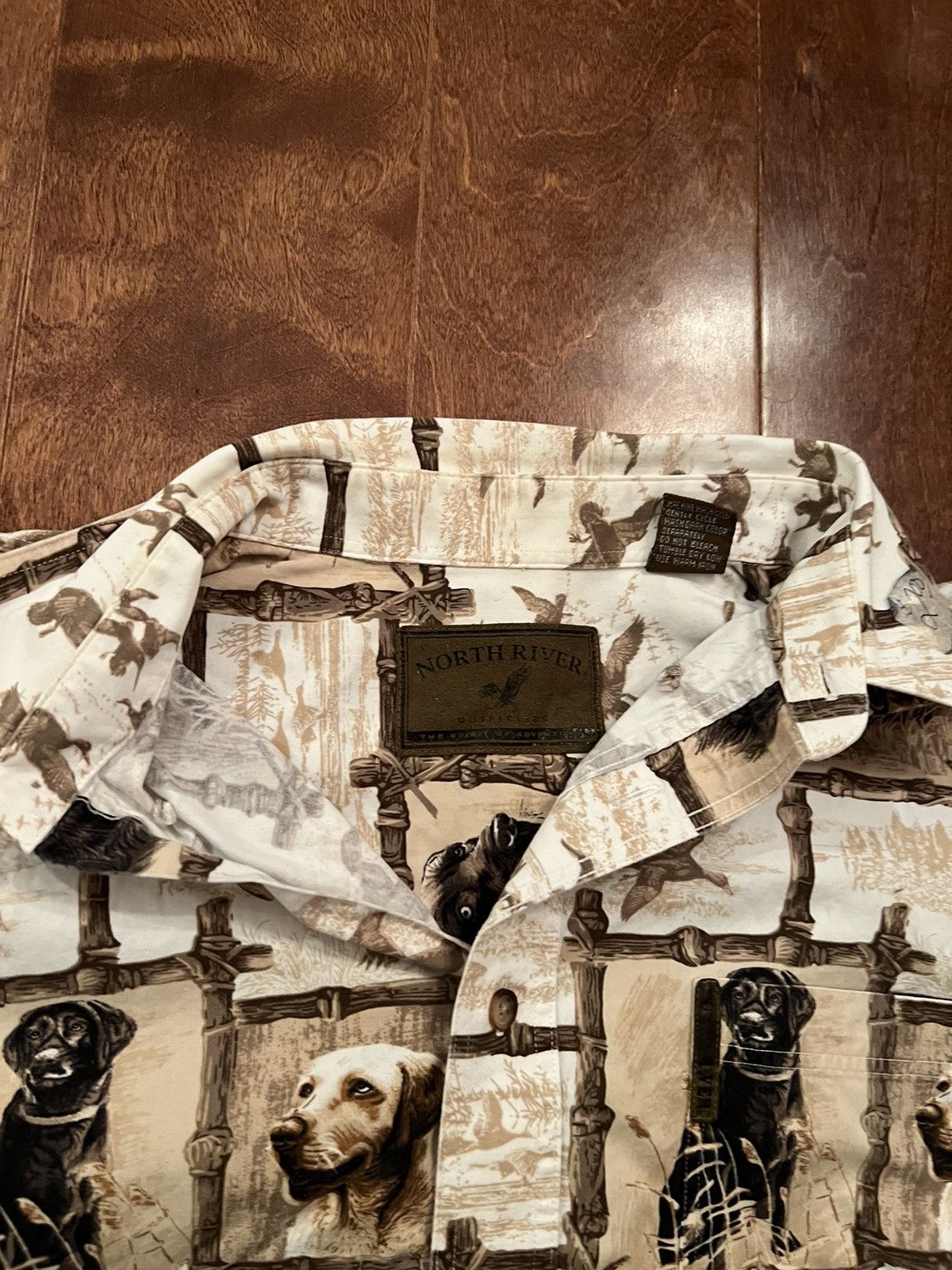 North River Outfitters × Vintage Vintage North River Labrador Button Down Size US L / EU 52-54 / 3 - 5 Thumbnail