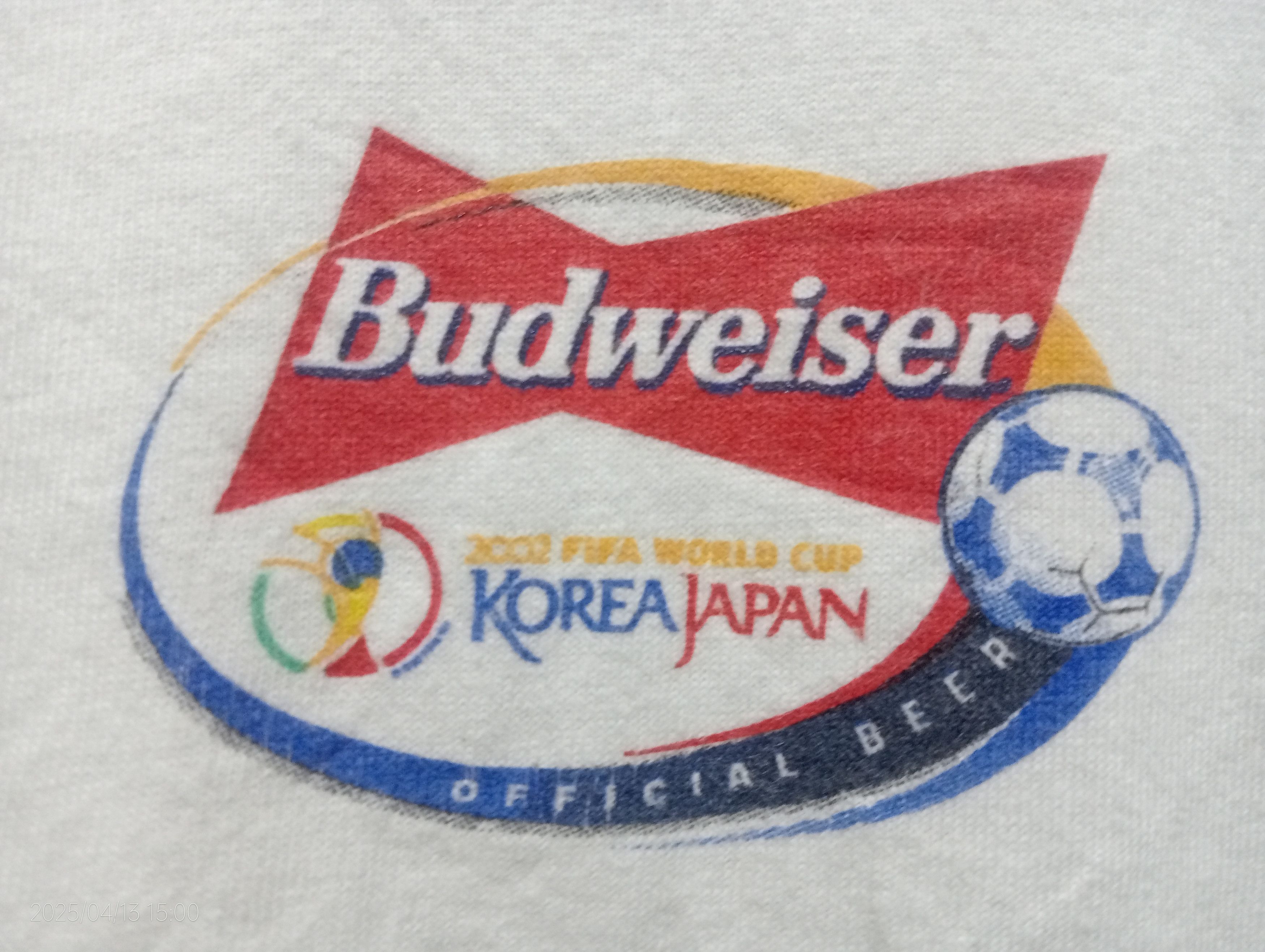 Budweiser Vintage Y2K Fifa World Cup Korea Japan / BudweiserTee Size US M / EU 48-50 / 2 - 5 Thumbnail