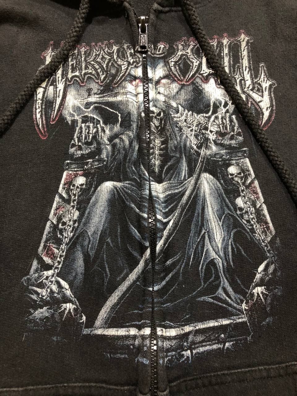 Vintage Wild Hoodie Spirit Graphic Print Motorcycle Black Sweatshirt Size US M / EU 48-50 / 2 - 13 Thumbnail