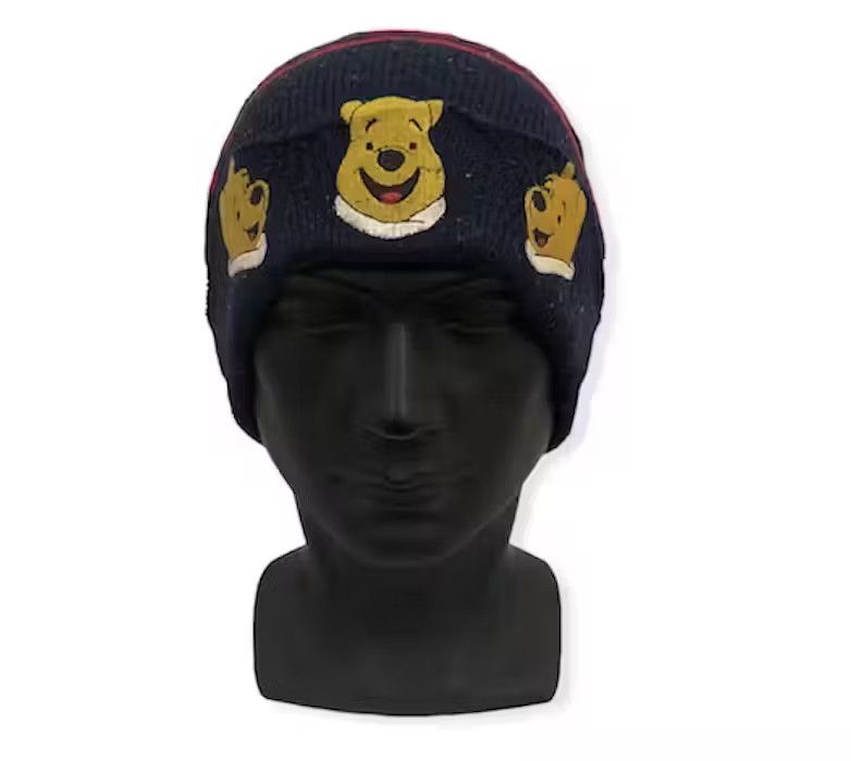 image of Cartoon Network x Hats Vintage Pooh Cartoon Beanie Hat, Men's