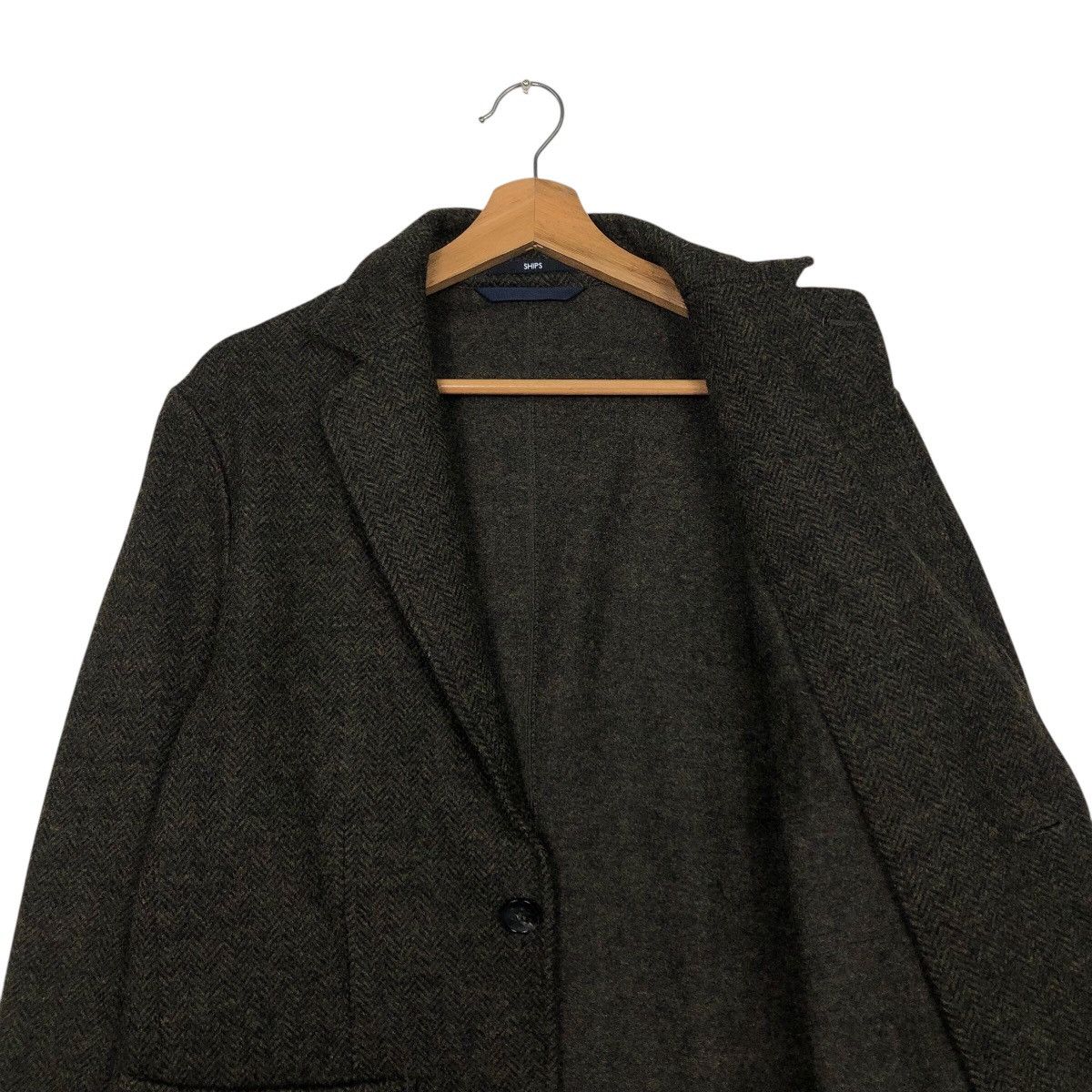 Issey Miyake 📌Vintage Wool Jacket Button Chore Balancircular Ships Japan Size US L / EU 52-54 / 3 - 13 Thumbnail