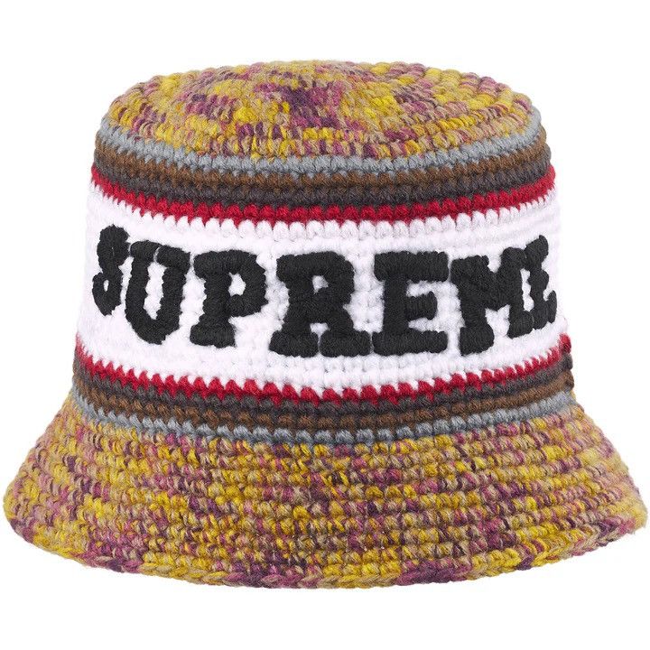 Supreme Supreme Knit Logo Crusher Hat Yellow SS26 Size ONE SIZE - 2 Thumbnail