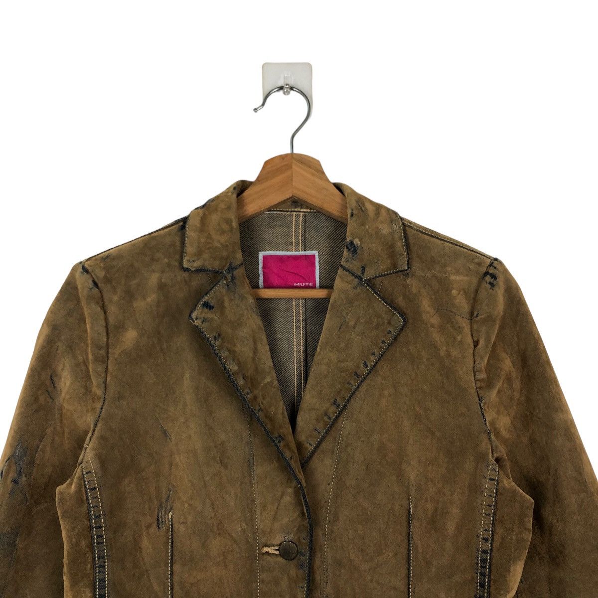 Japanese Brand 🔥ISSEY MIYAKE JAPAN MUTE DISTRESSED JACKET Size US S / EU 44-46 / 1 - 2 Thumbnail