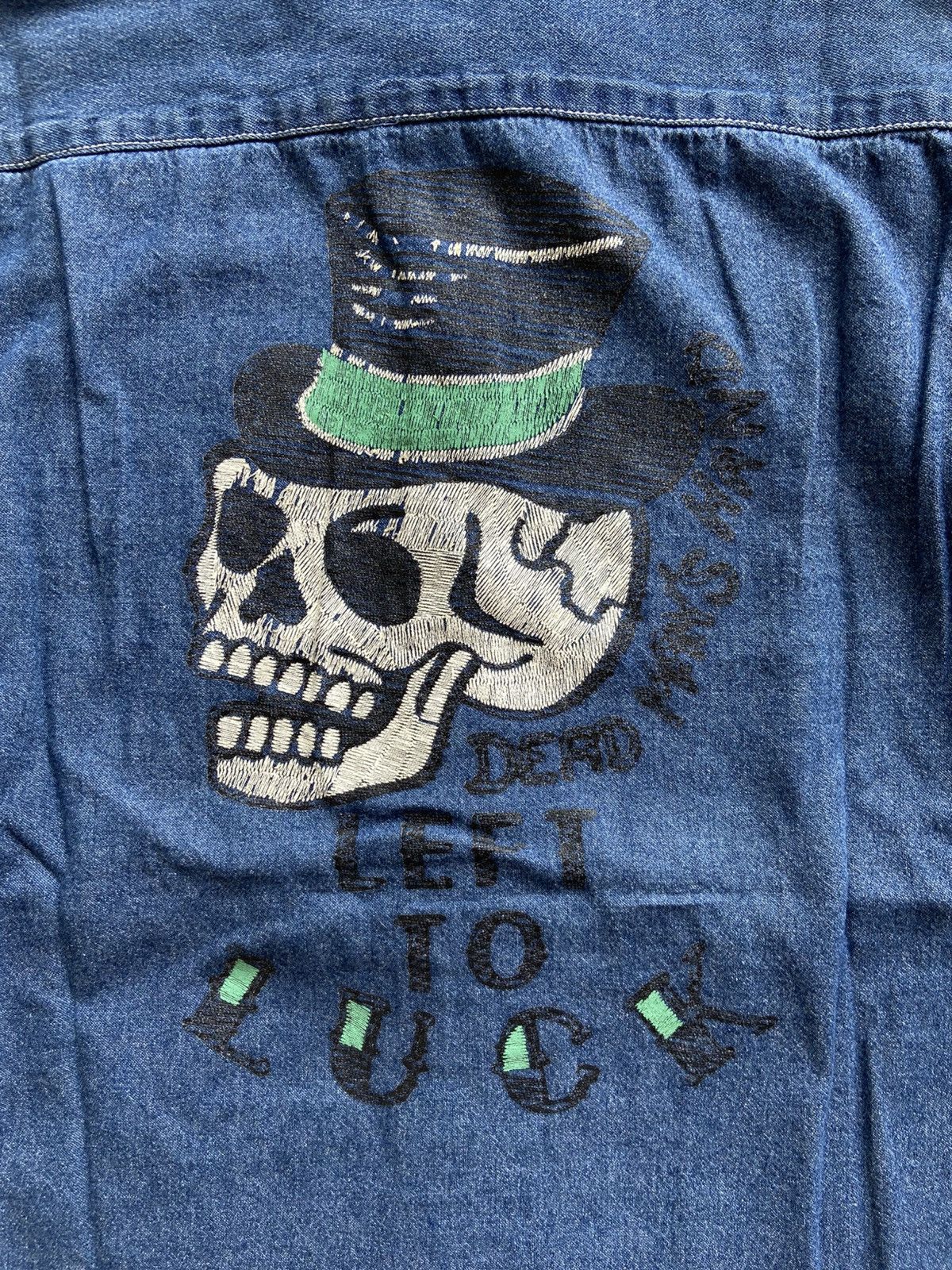 Ed Hardy × Japanese Brand Soul Of Freedom Skull Longsleeve TShirt Button Ups Size US M / EU 48-50 / 2 - 9 Thumbnail