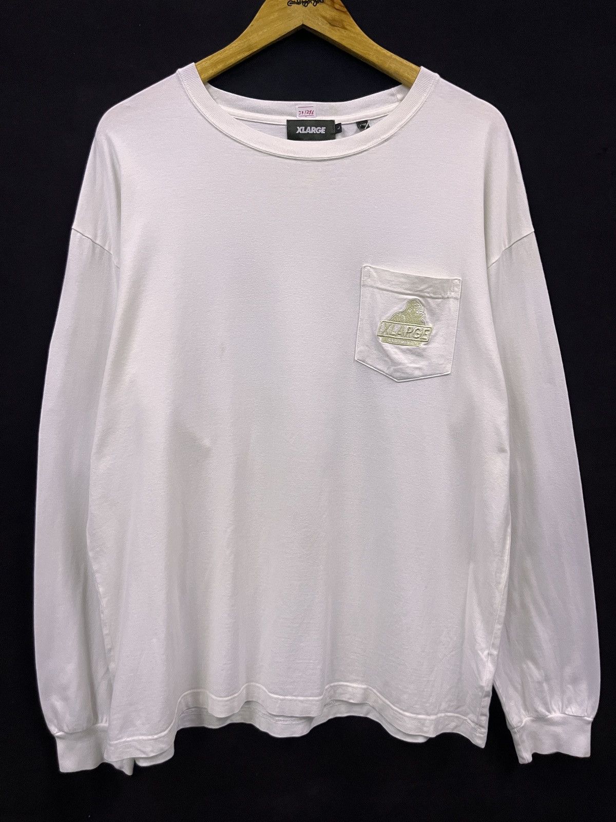 Xlarge XLARGE EMBROIDERY POCKET TEE LOGO LONGSLEEVE TSHIRT Size US L / EU 52-54 / 3 - 1 Thumbnail