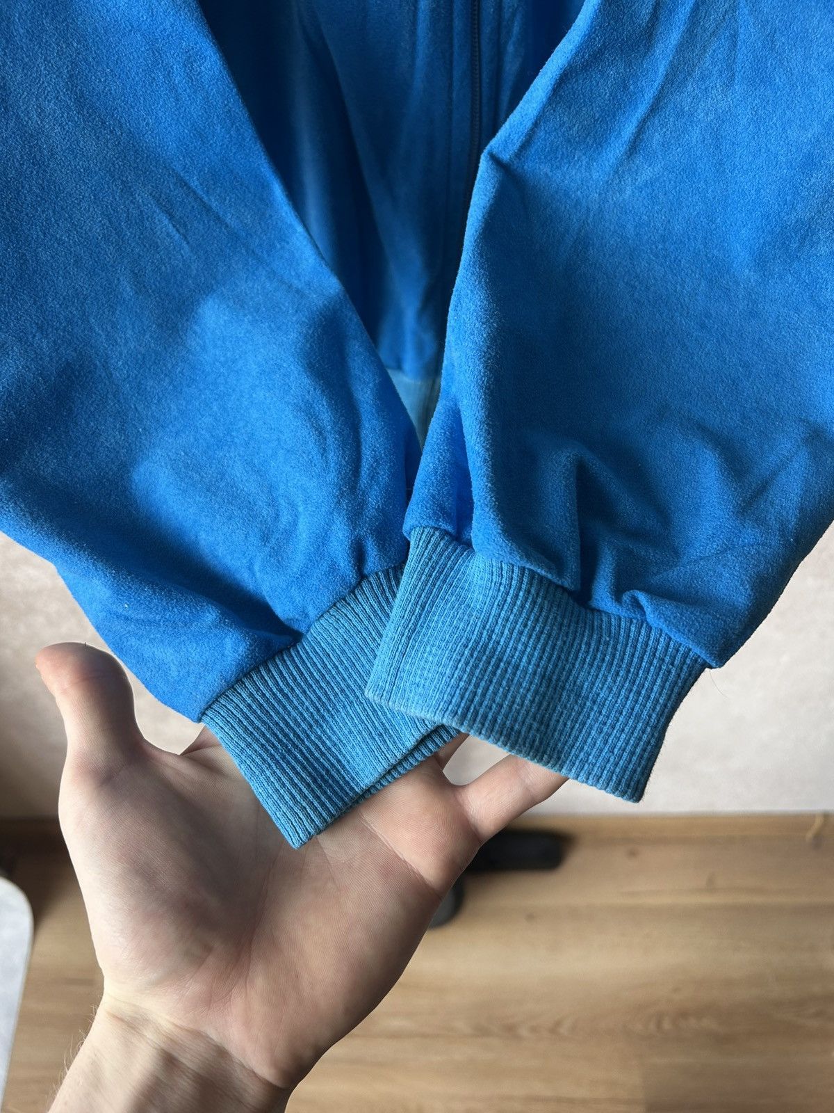 Adidas 80s Adidas Vertex Velour Zip Up Jacket Made in France Size US M / EU 48-50 / 2 - 10 Thumbnail