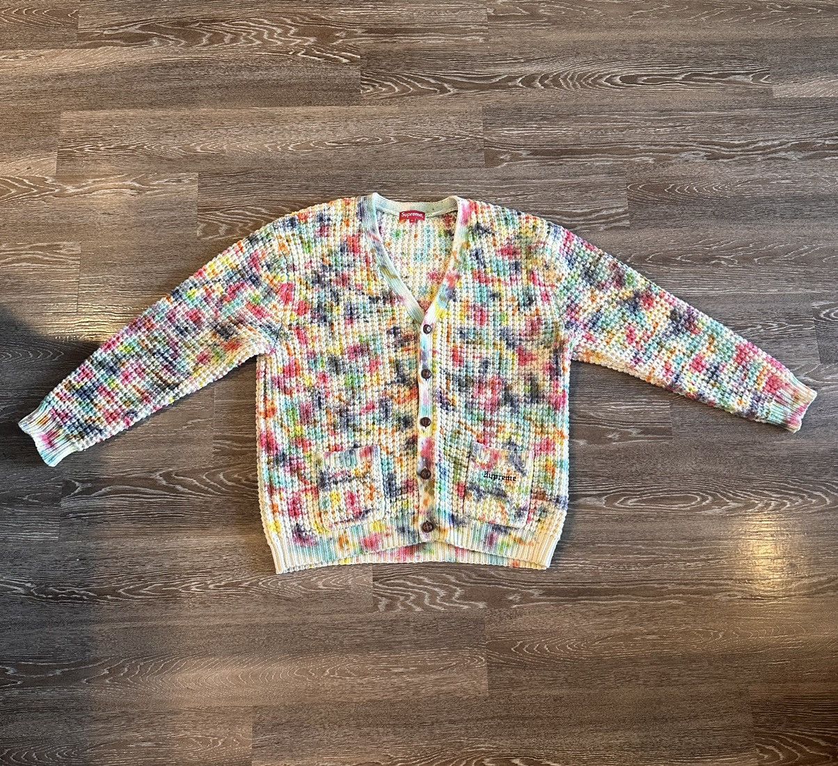 Supreme Supreme Waffle Knit Cardigan | Grailed