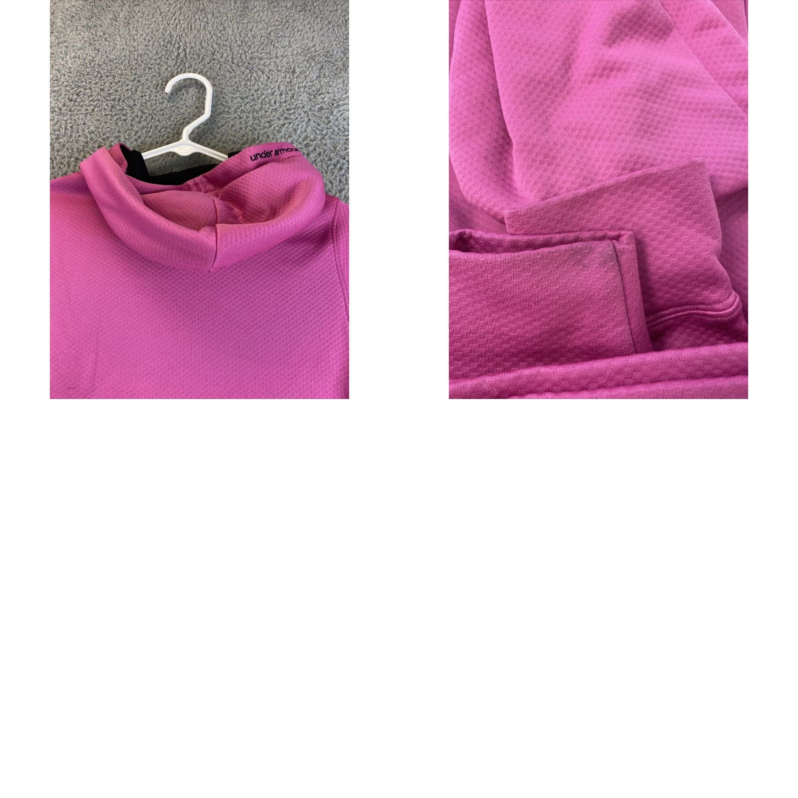 Under Armour Under Armour Womens S Pink Tech Fleece Cold Gear Hoodie Sweatshirt Pullover All Seasons Activewear Storm Size S / US 4 / IT 40 - 8 Thumbnail