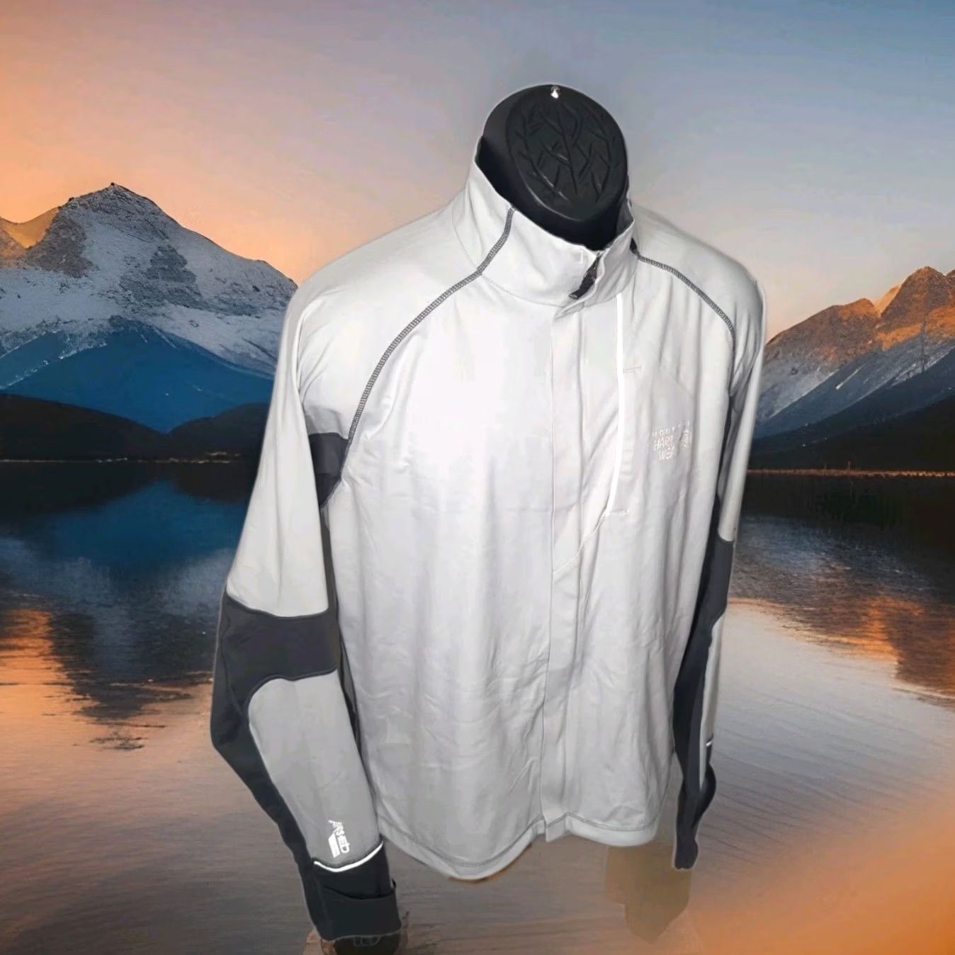Mountain Hardwear Mountain Hardwear Jacket Mens L Gray Effusion Power Airshield Running Rain Hiking Size US L / EU 52-54 / 3 - 2 Thumbnail