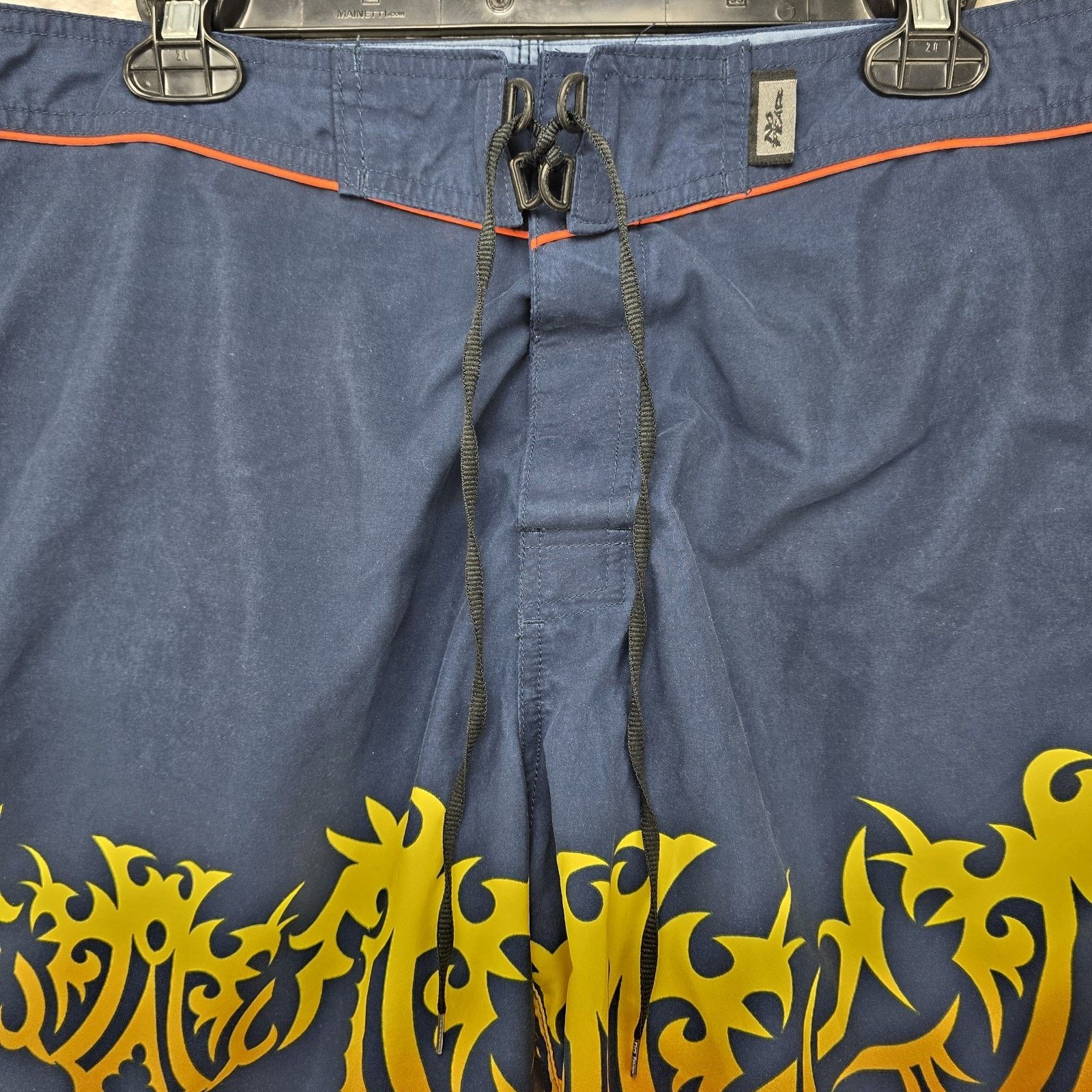 No Fear No Fear Board Shorts Mens 34 Tribal Flames Swim Vtg Y2K Surf Size US 34 / EU 50 - 2 Thumbnail