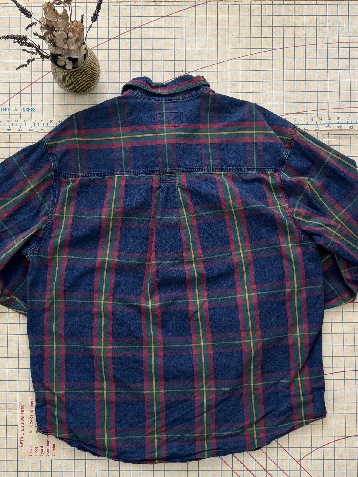 Lee Vintage Lee Authentic Flannel Button Up Shirt Mens Size XL Size US XL / EU 56 / 4 - 11 Thumbnail