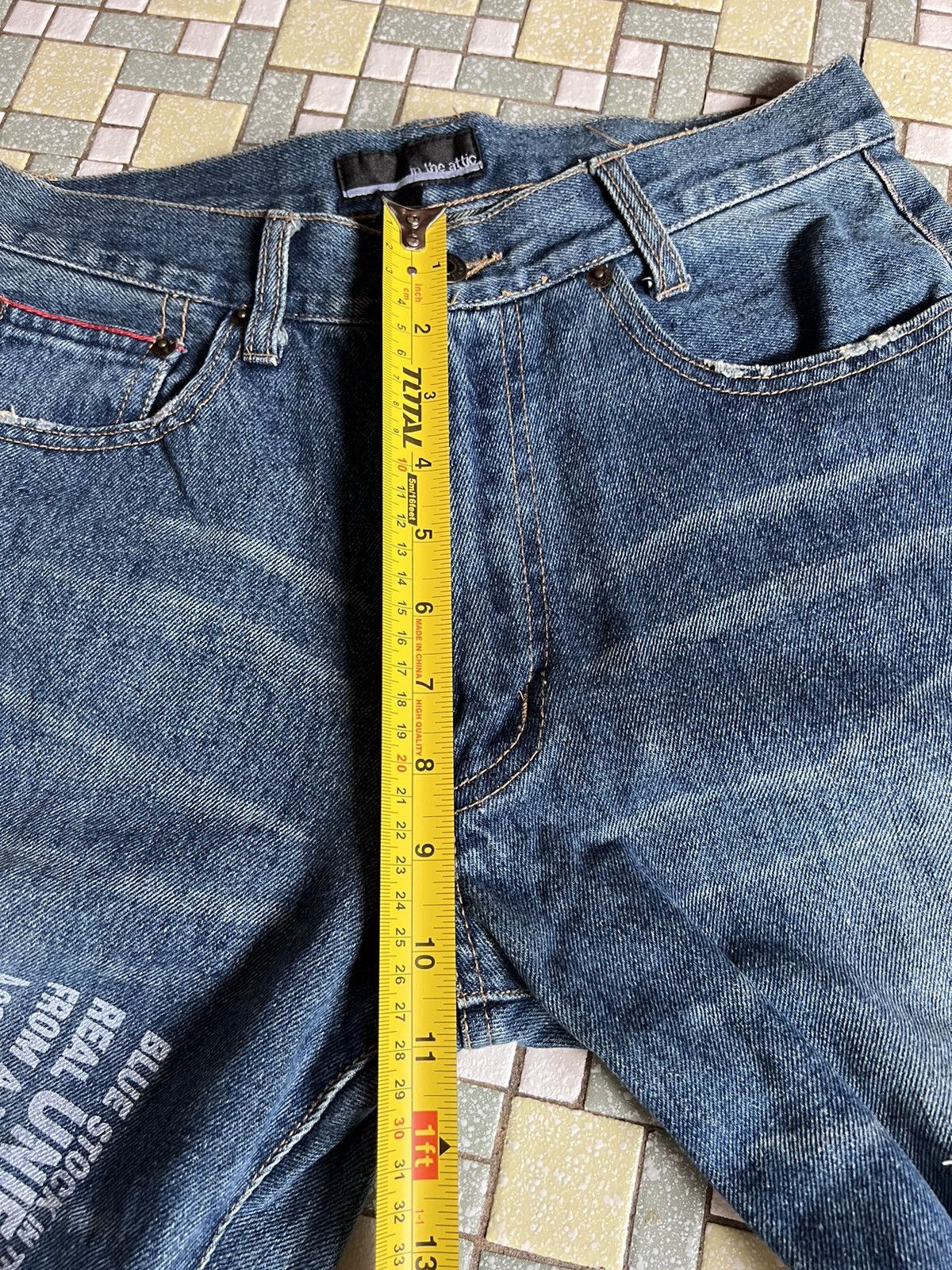 Designer × If Six Was Nine × In The Attic 👁️In The Attic Denim Jeans Size US 28 / EU 44 - 8 Thumbnail