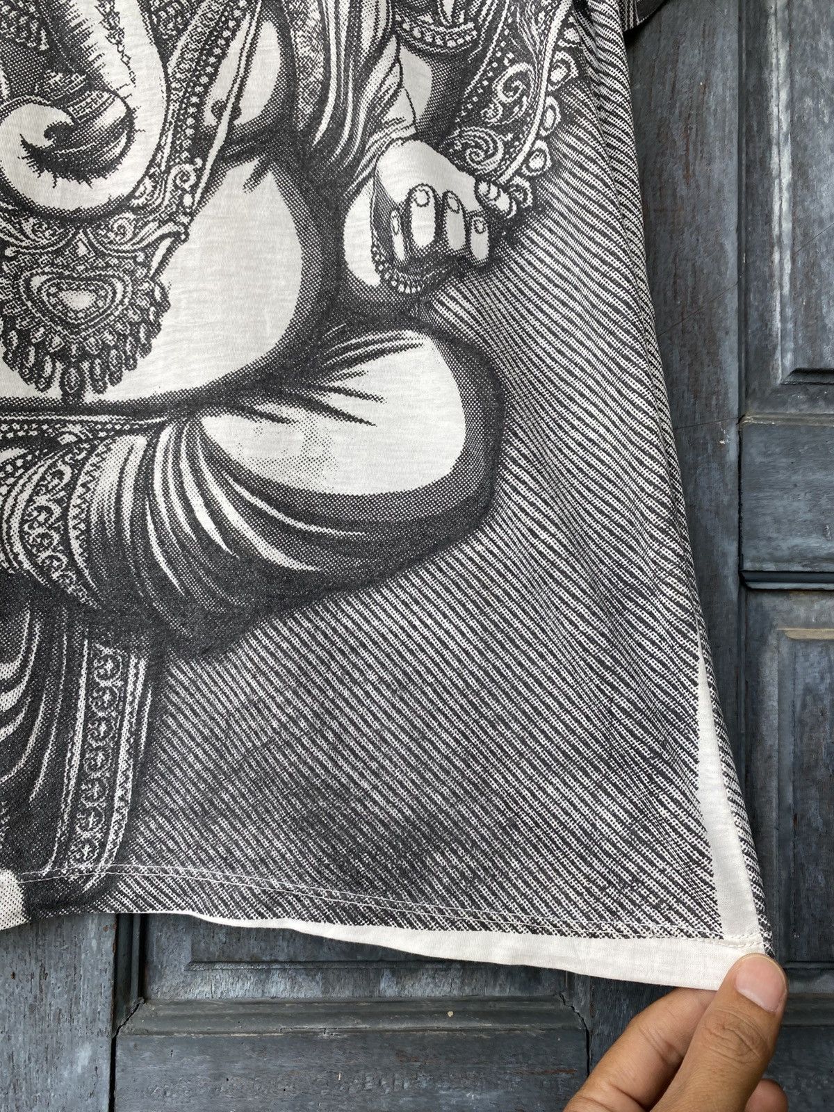 Vintage Weed Psychedelic Ganesha Graphic TShirt All Over Print Thai Size US M / EU 48-50 / 2 - 15 Thumbnail